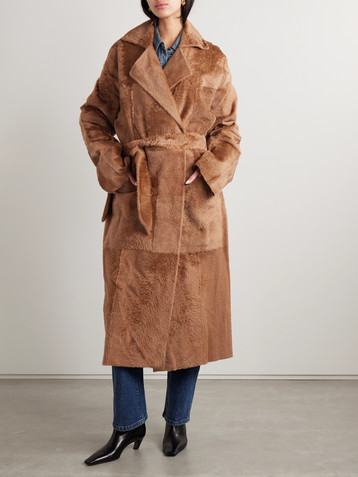 Dodo Bar Or Belted shearling coat