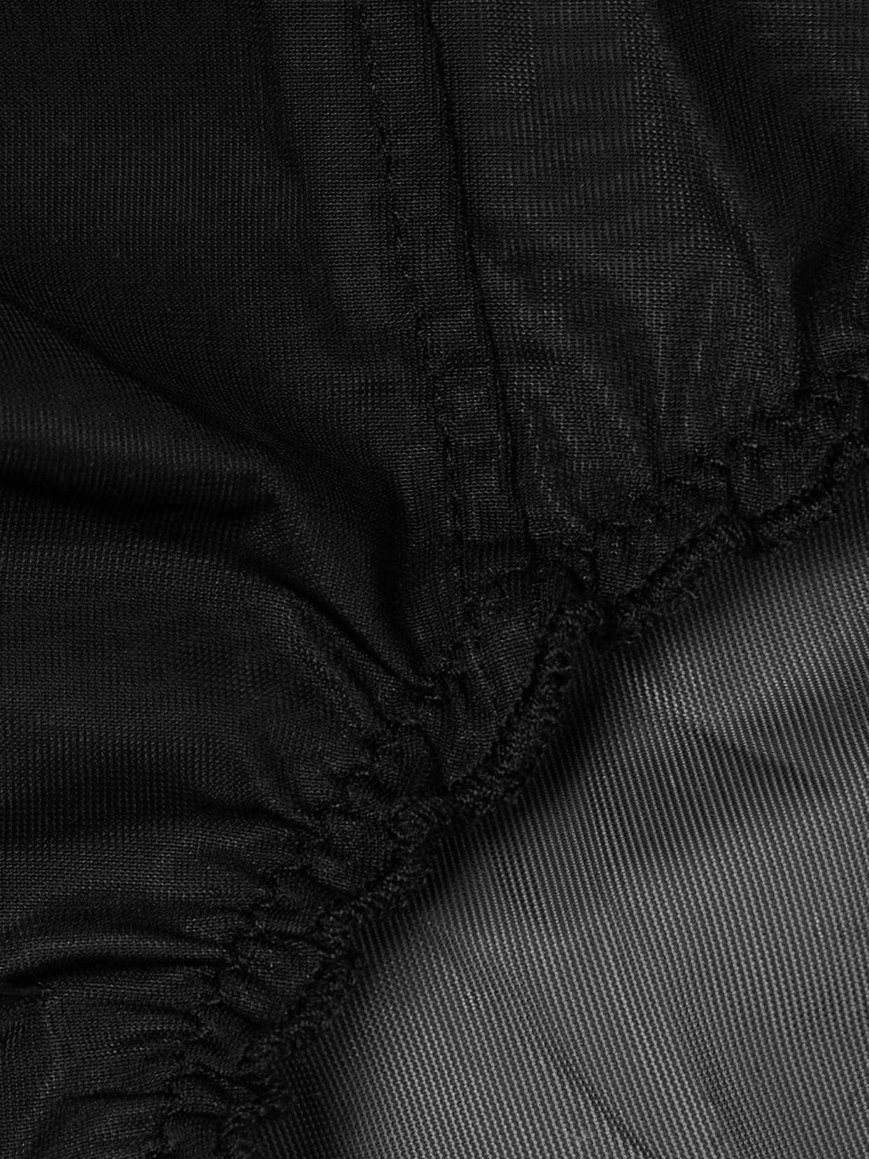 Carven Ruffled Tulle Briefs In Black