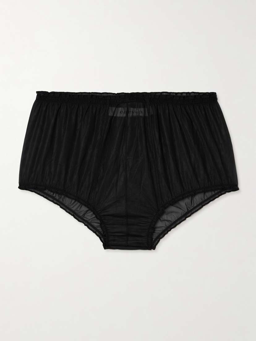 CARVEN Ruffled Tulle Briefs