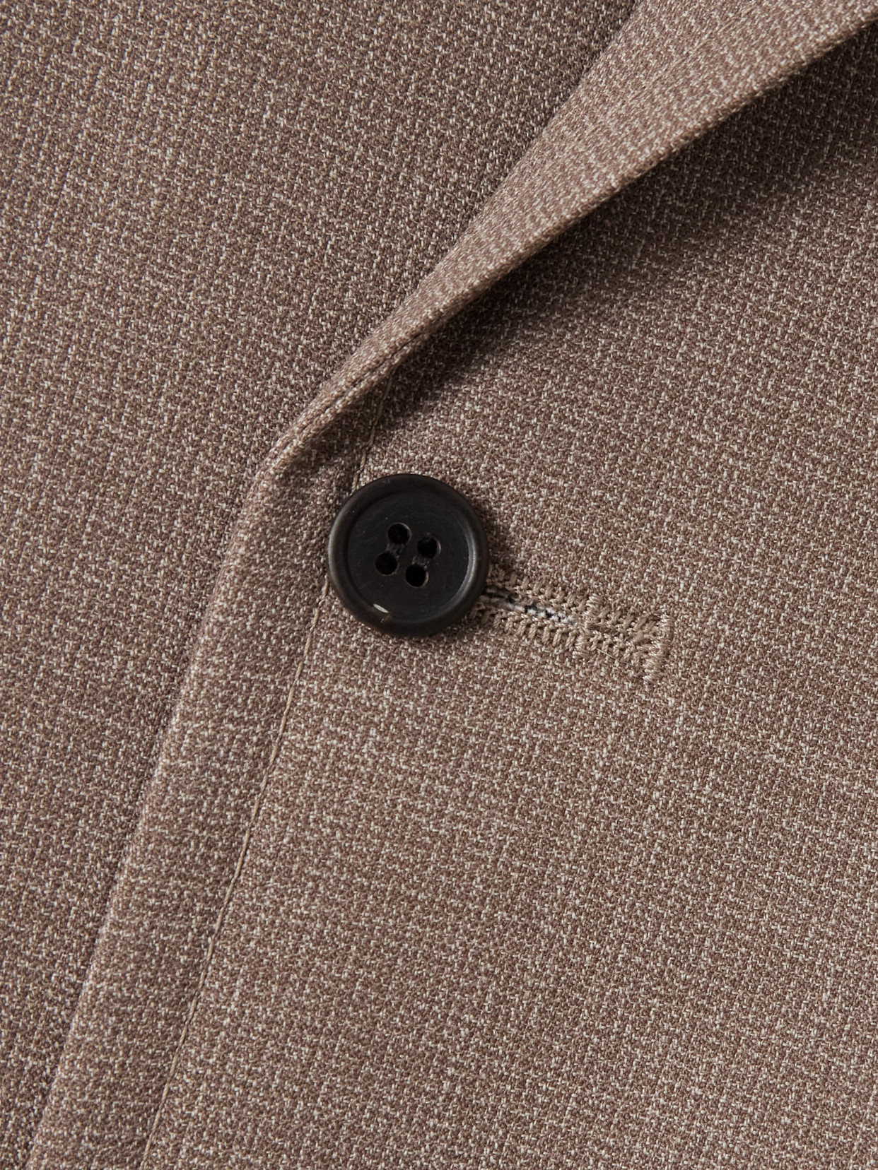 CARVEN DOUBLE-BREASTED WOOL BLAZER 