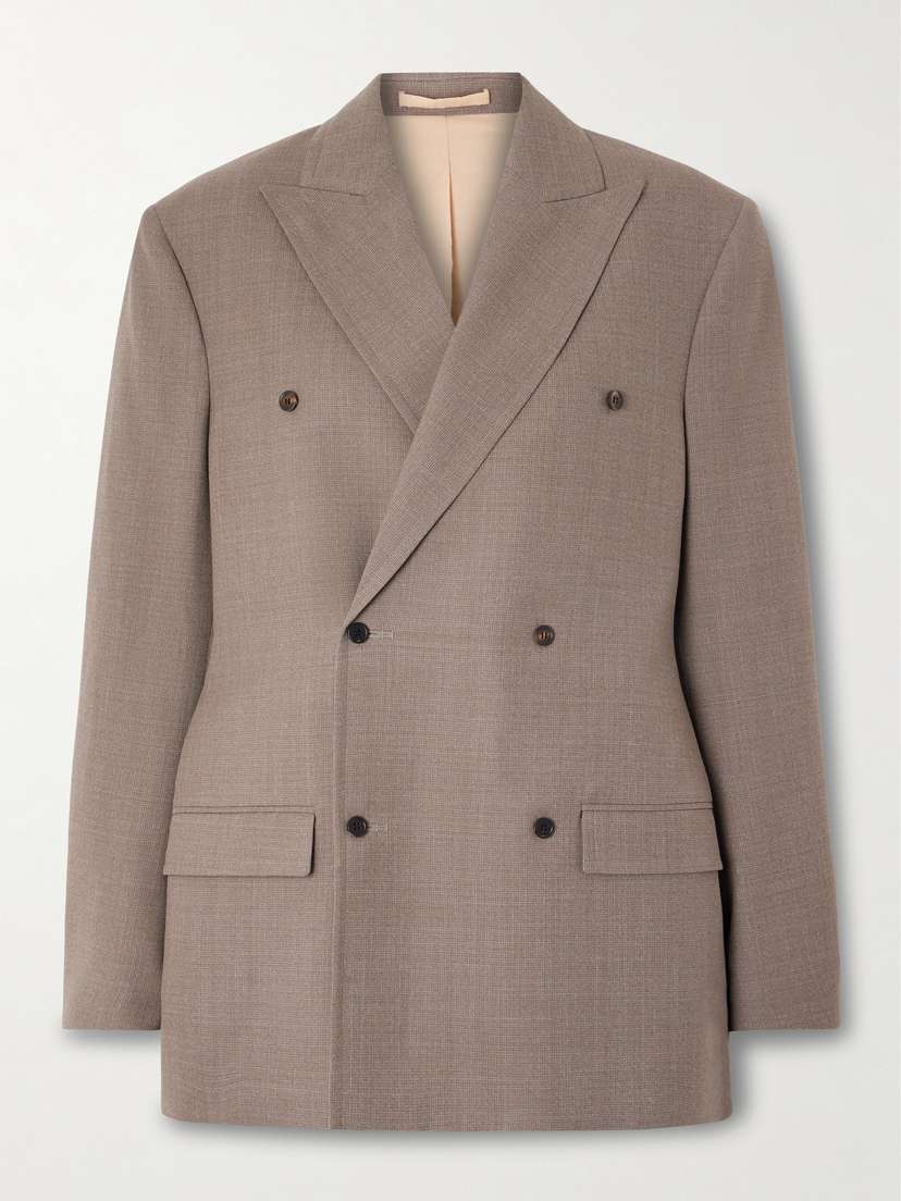 CARVEN Double-breasted Wool Blazer