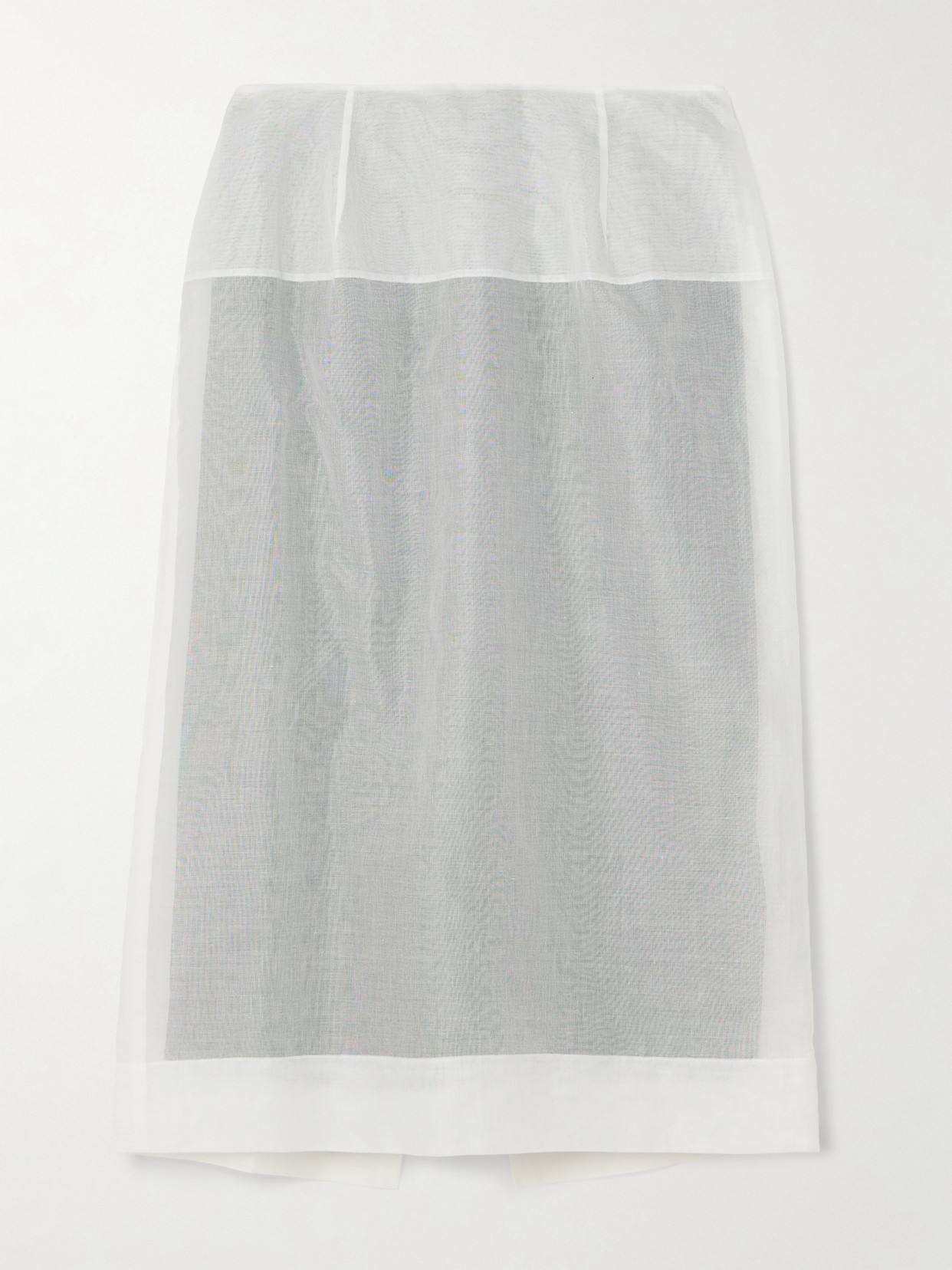 CARVEN - Cotton-voile Midi Skirt - Gray