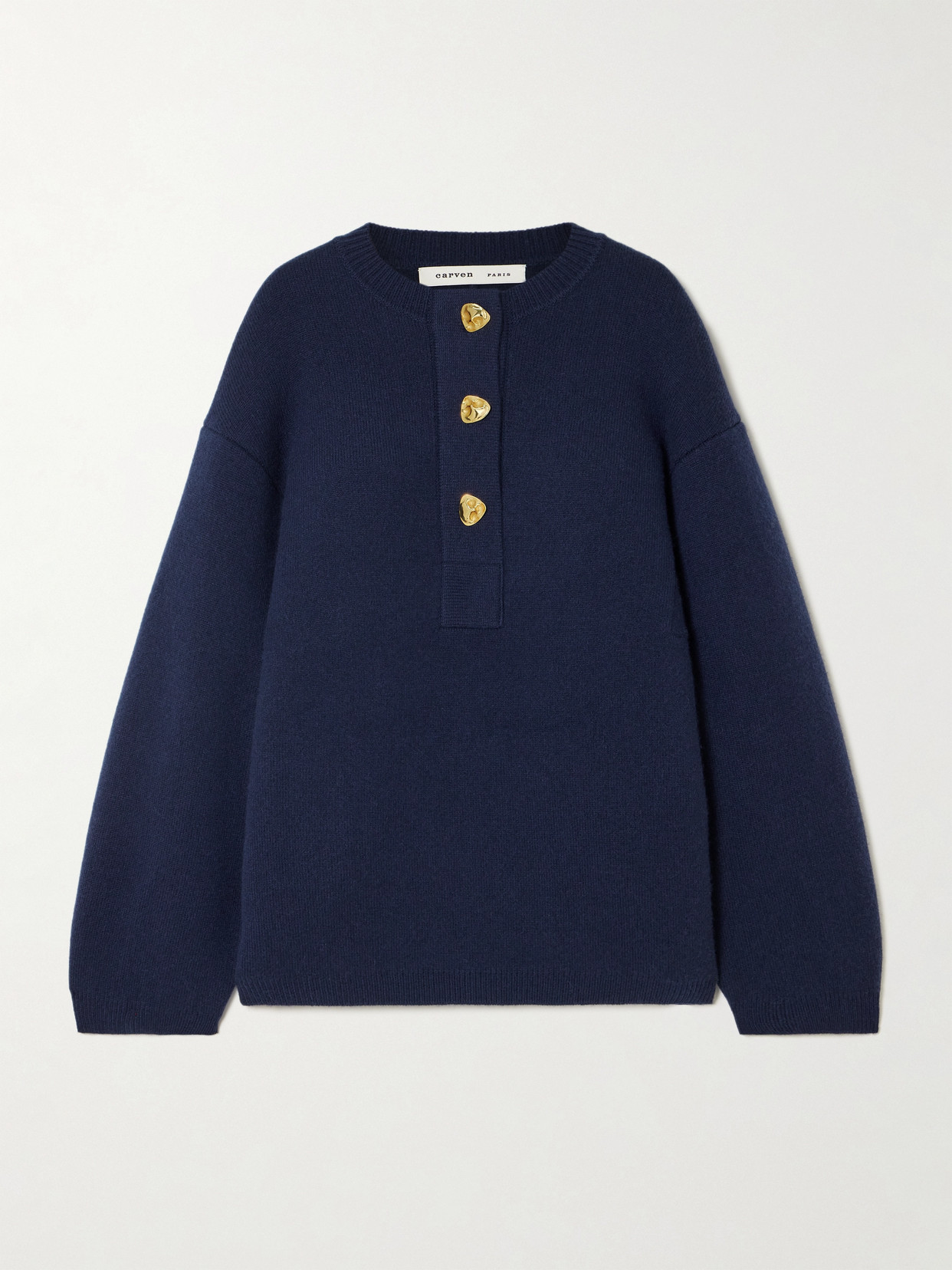 Carven Wool Jumper In Navy