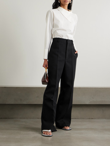 CARVEN Wide-leg twill pants