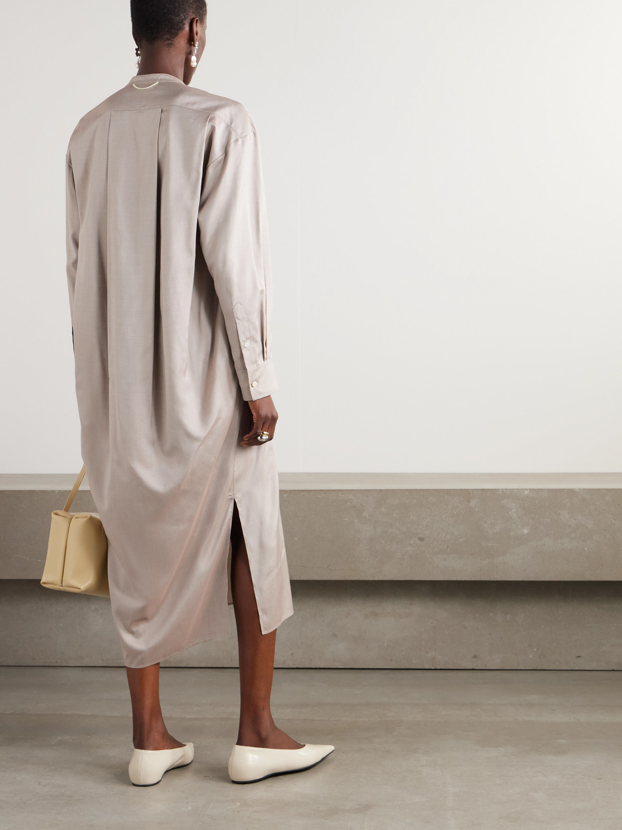 CARVEN SILK MIDI DRESS