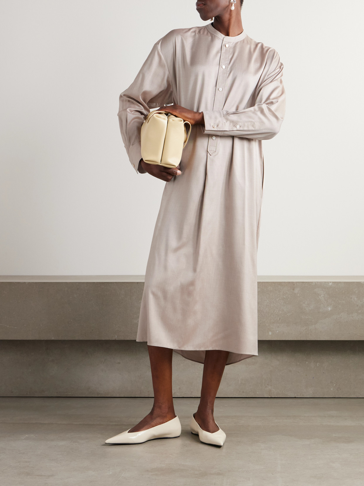 CARVEN SILK MIDI DRESS