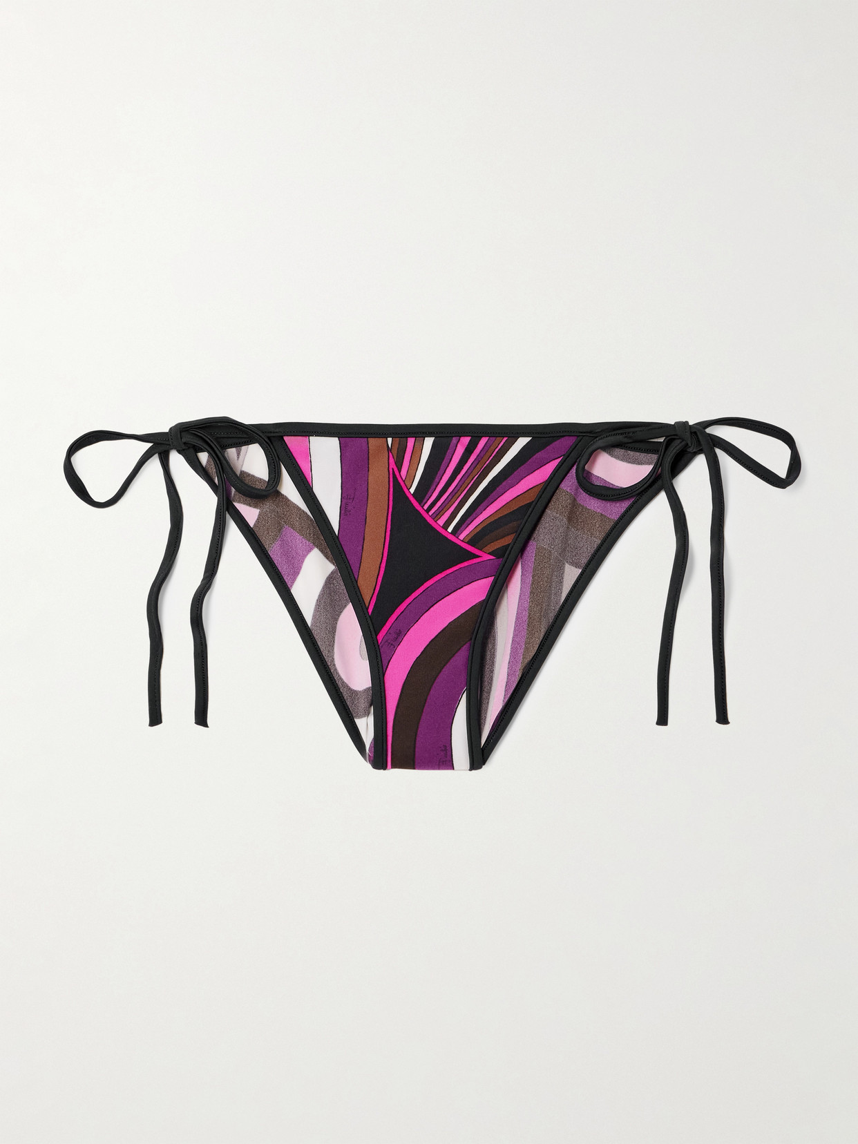Pucci Printed Bikini Briefs In Pink