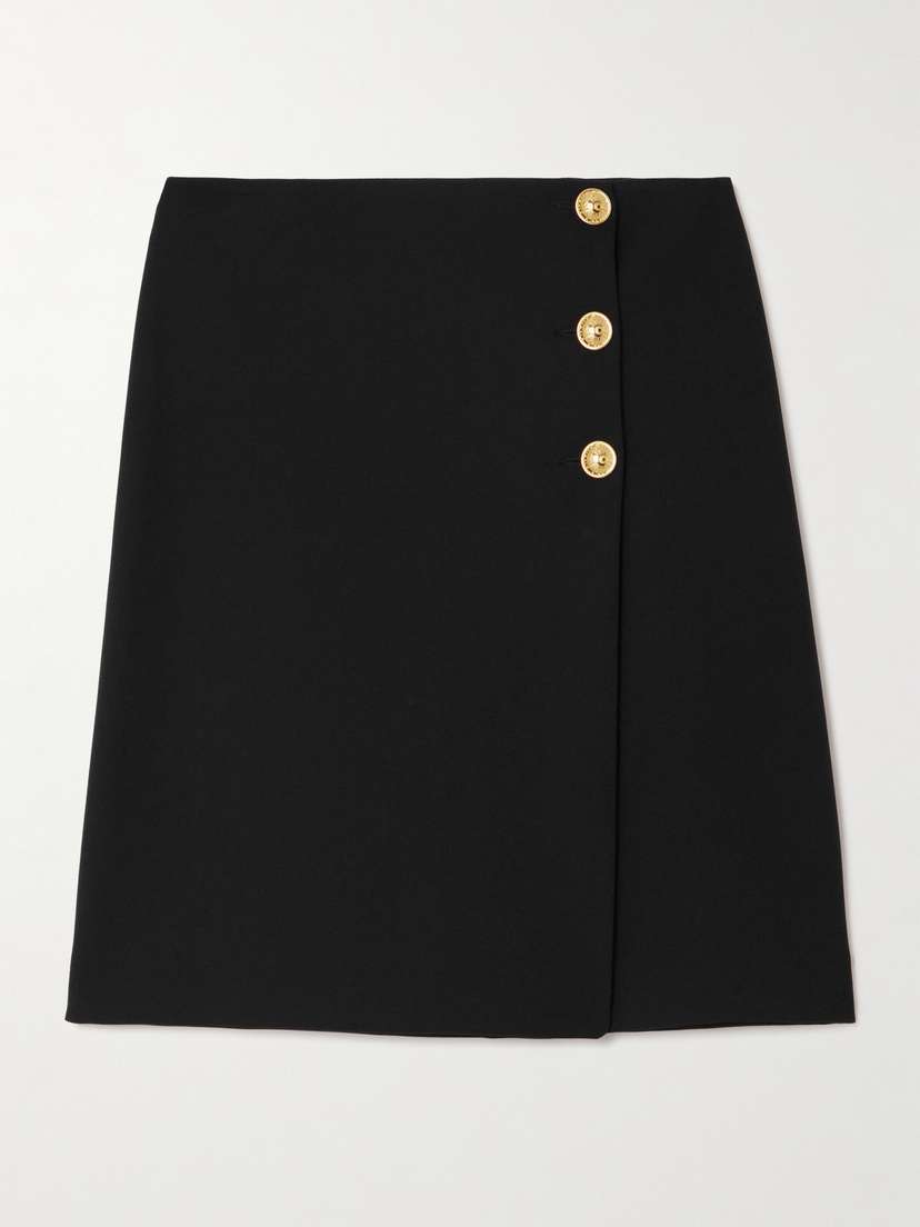 PUCCI Embellished Cady Midi Wrap Skirt