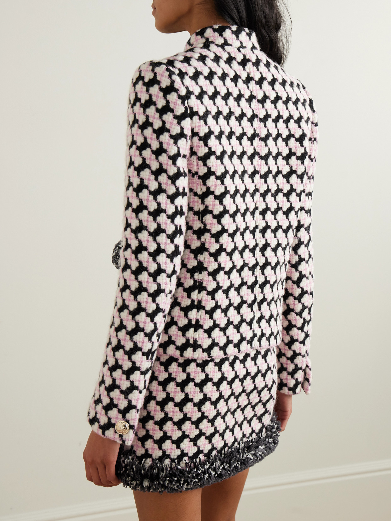 Pucci - Fringed Wool-Blend Tweed Jacket