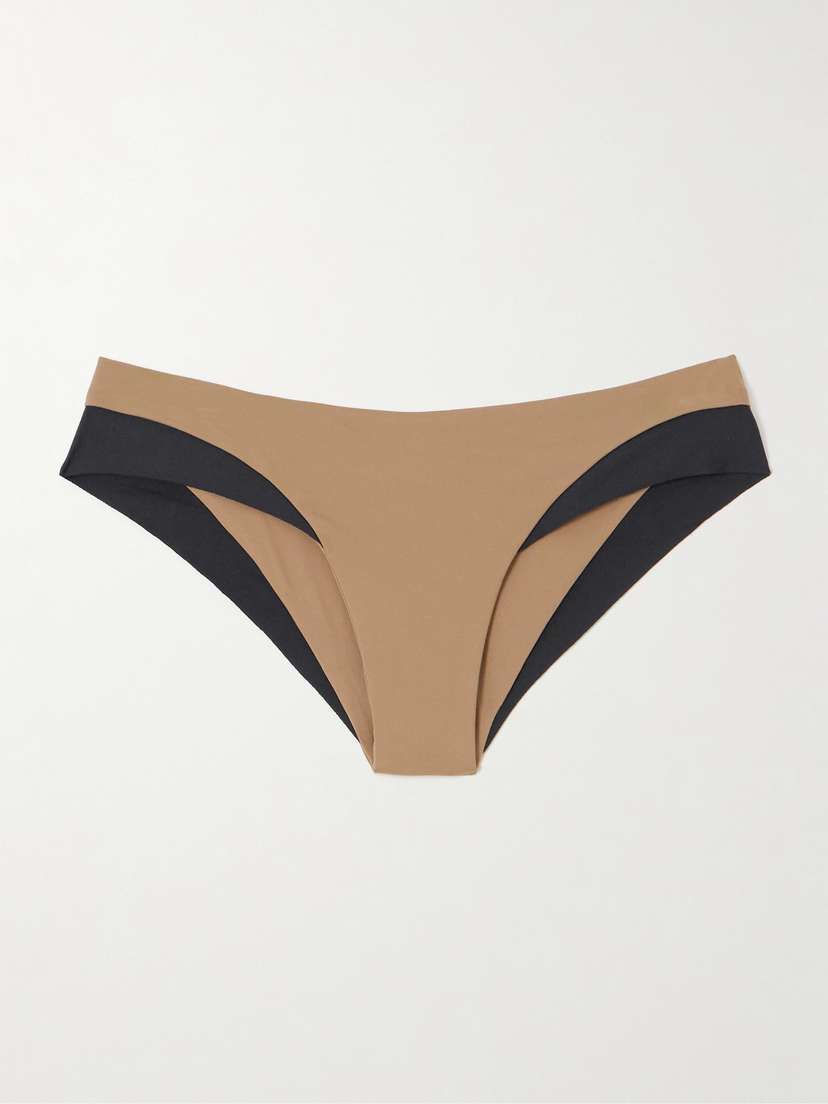 Marysia Calacatta Two-tone Bikini Briefs