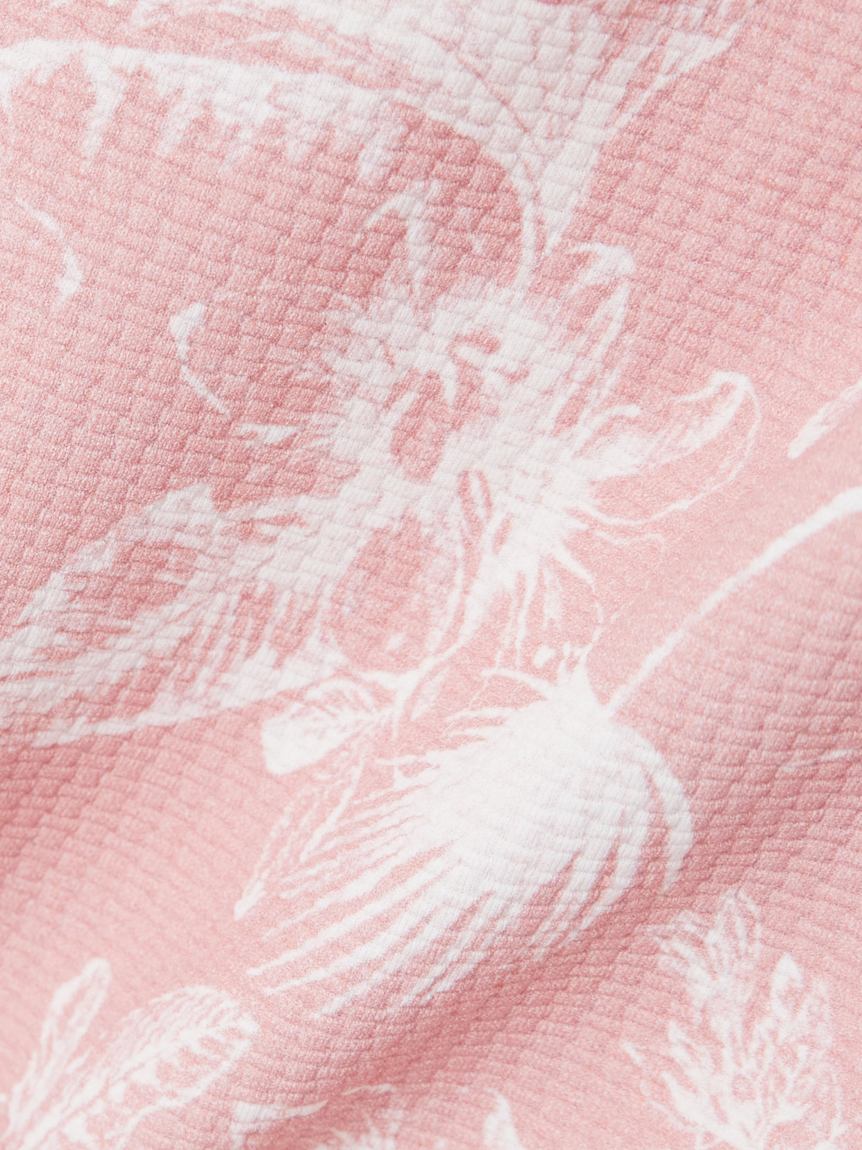 Marysia Palm Springs Printed Stretch-seersucker Swimsuit In Pink