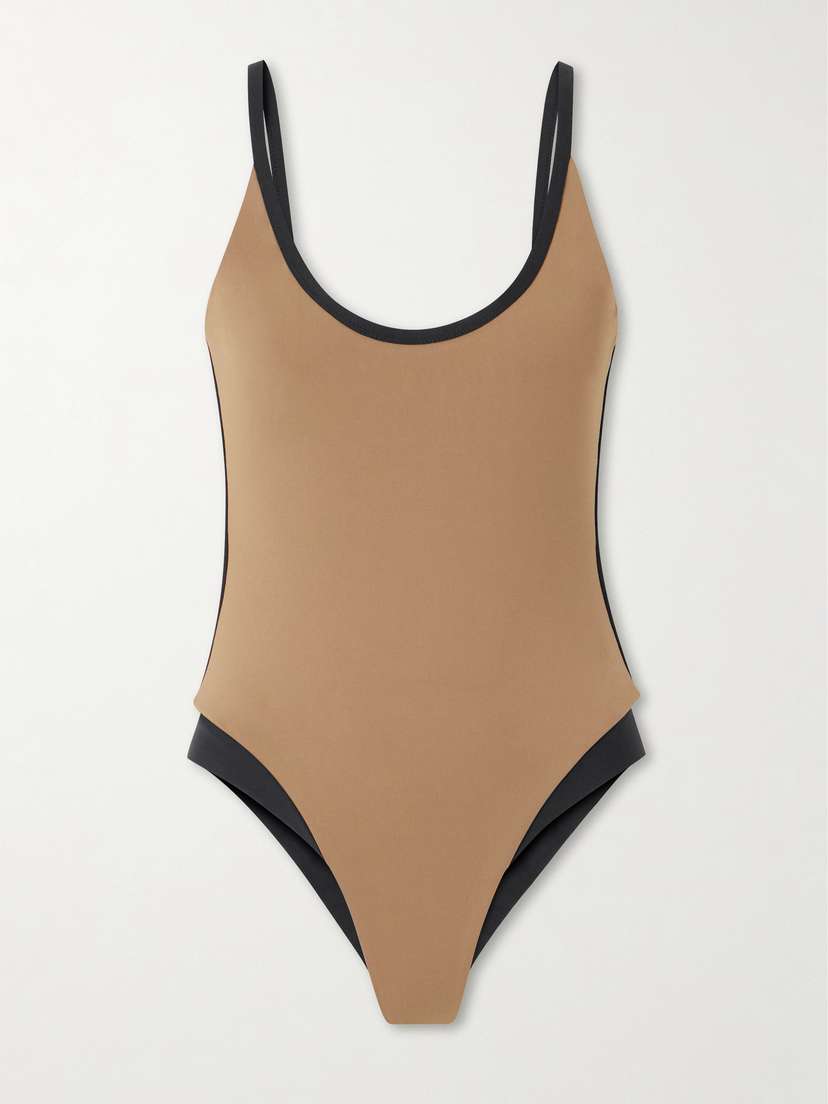 Marysia Calacatta Two-tone Swimsuit