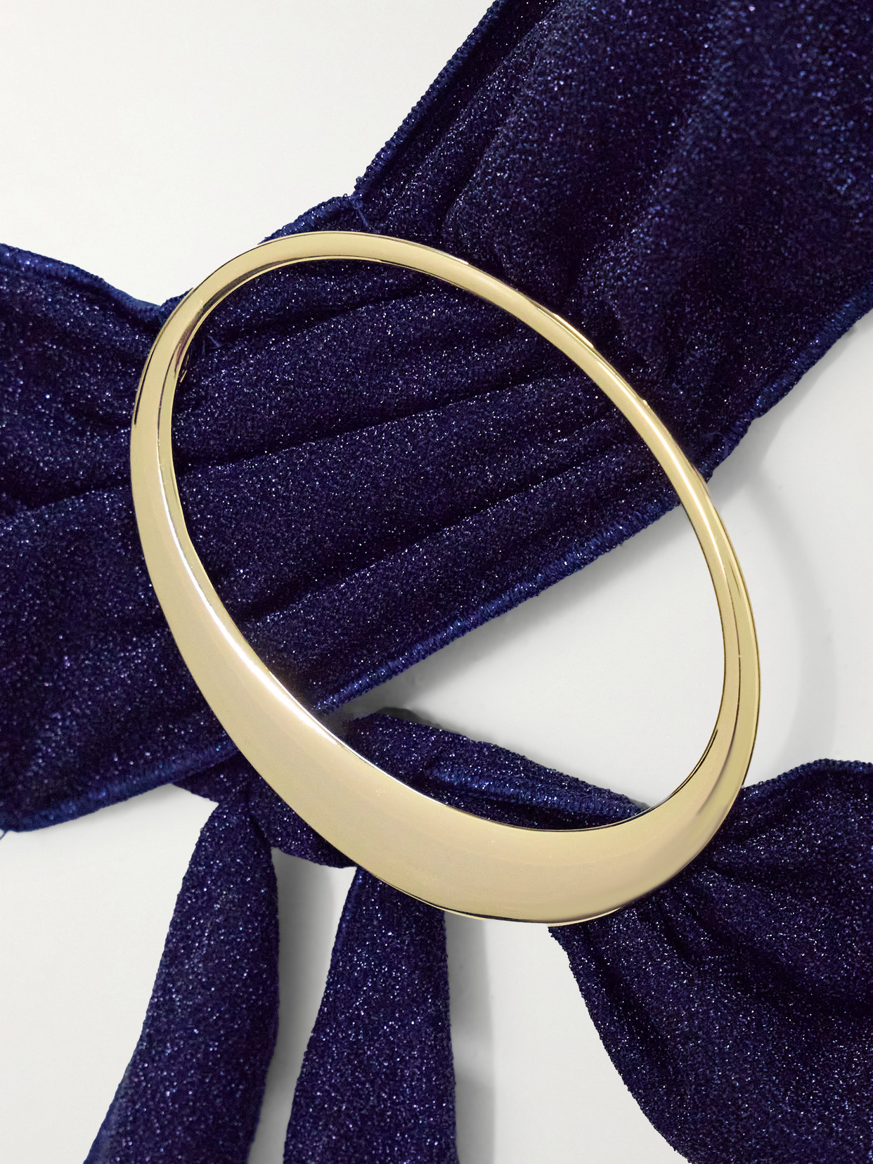 Oseree Lumière Maxi O One-shoulder Embellished Metallic Bikini In Unknown