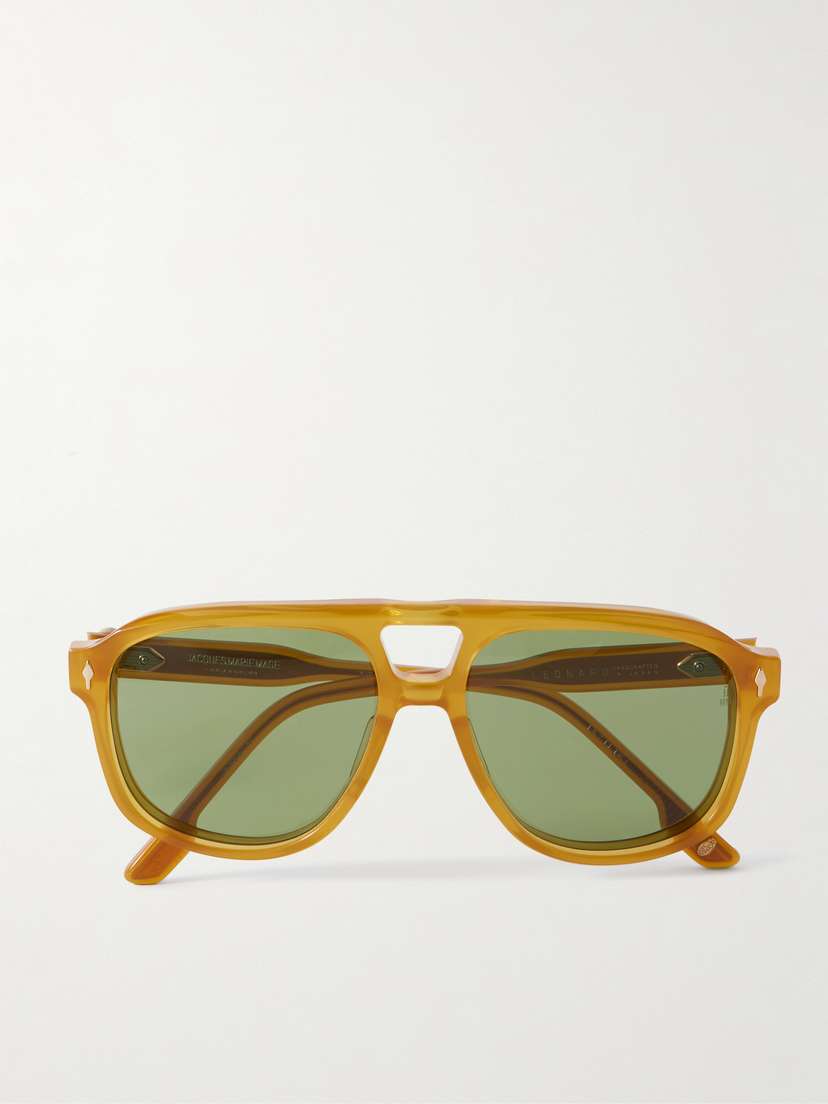 Jacques Marie Mage Leonard Aviator-style Acetate Sunglasses