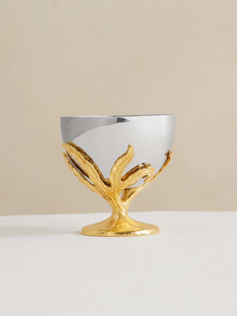 L'Objet Fern Gold-plated Stainless Steel Bowl