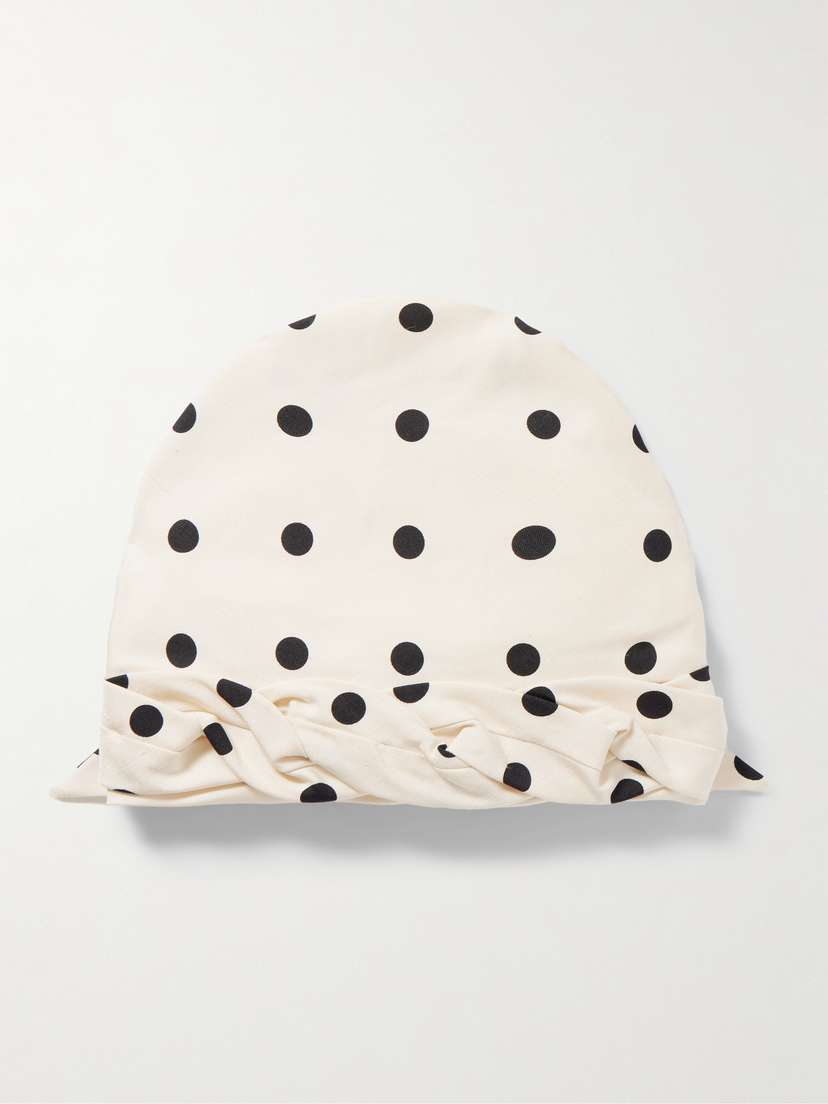 Valentino Garavani Polka-dot ilk Head carf