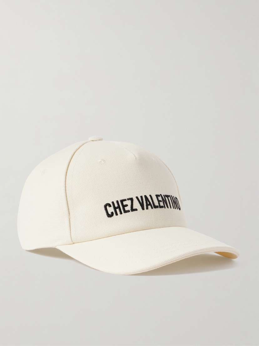 Valentino Garavani — Embroidered cotton-canvas baseball hat