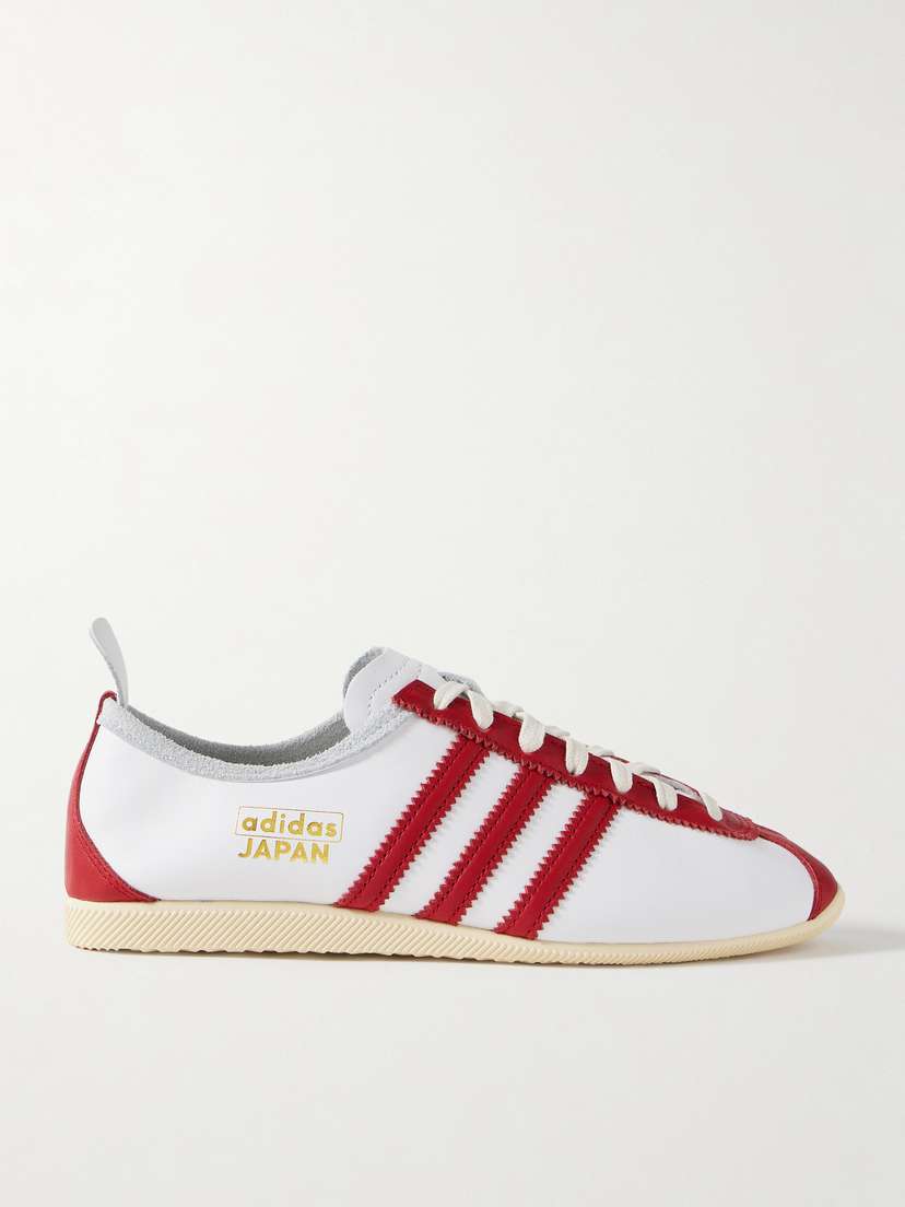 adidas Originals Japan Suede-trimmed Leather Sneakers