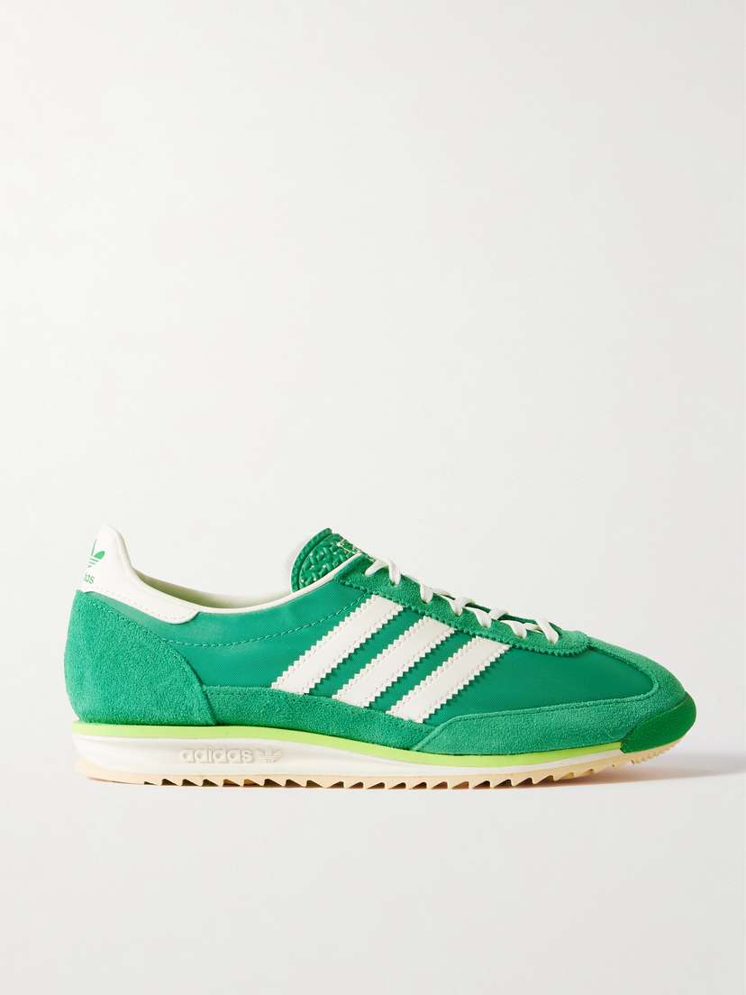 adidas Originals Sl 72 Og Suede And Leather-trimmed Canvas Sneakers