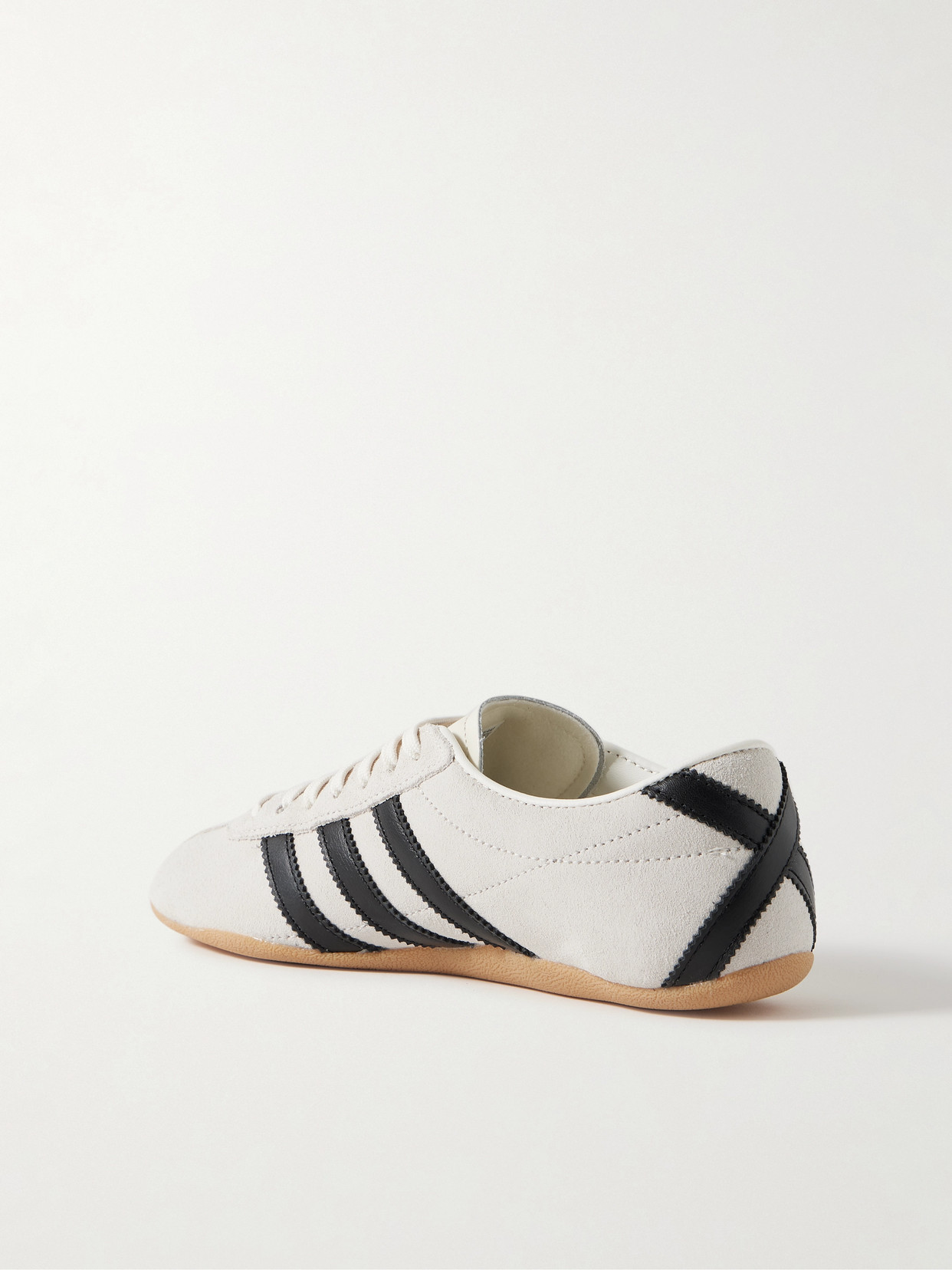 ADIDAS ORIGINALS TOKYO LEATHER-TRIMMED SUEDE SNEAKERS