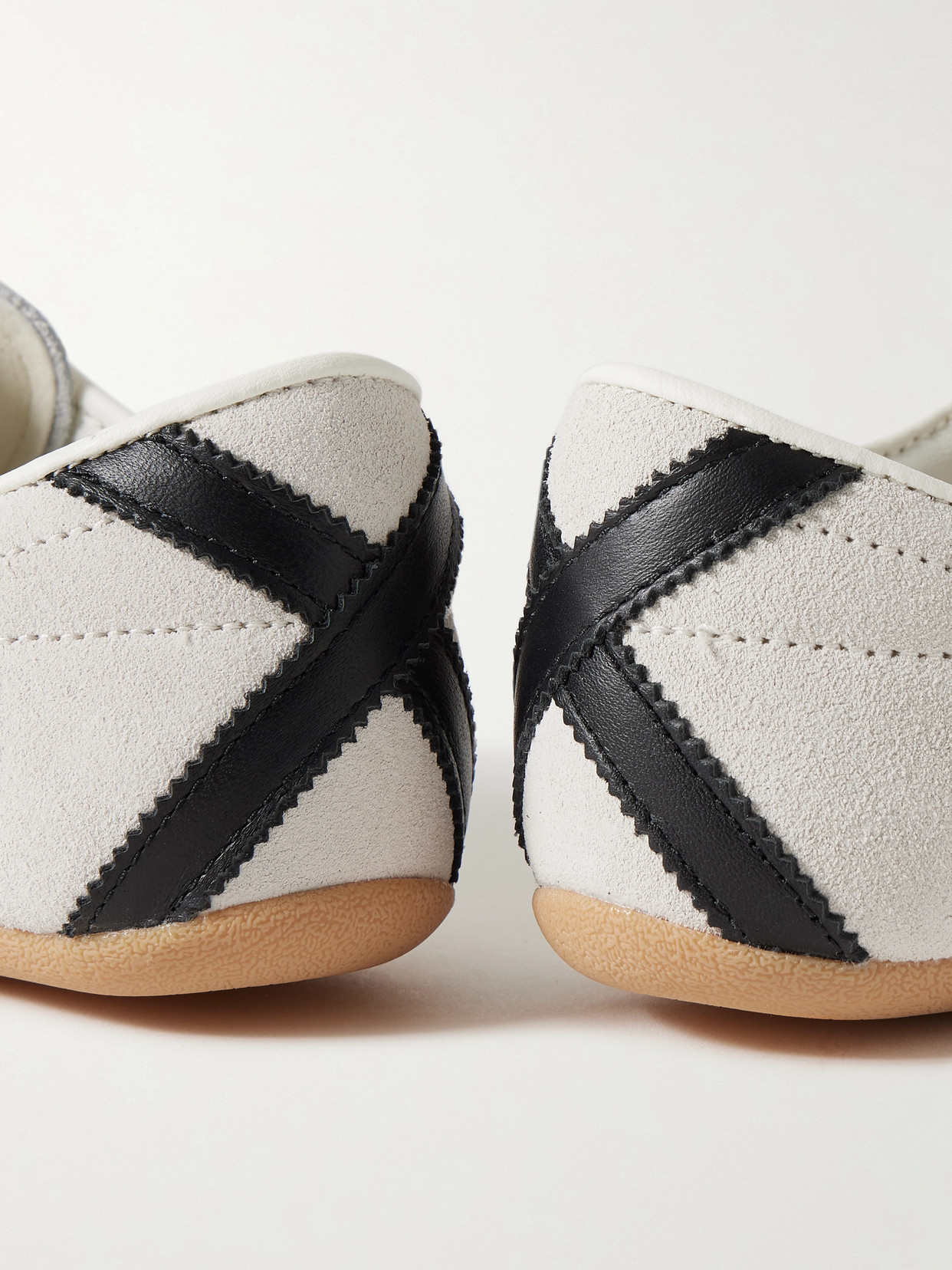 ADIDAS ORIGINALS TOKYO LEATHER-TRIMMED SUEDE SNEAKERS