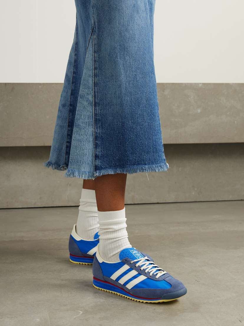 adidas Originals Sl 72 Og Suede And Leather-trimmed Nylon Snea...