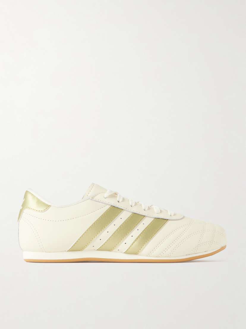 adidas Originals Taekwondo Metallic Striped Leather Sneakers