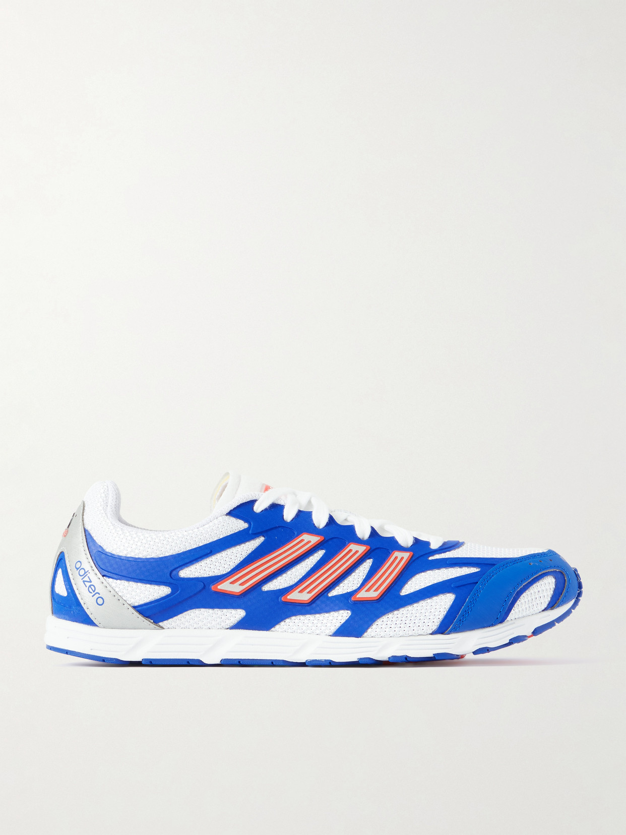 adidas Originals - Adizero Pr Rubber-trimmed Mesh Sneakers - Blue — curated by 5 Star Luxe for weddings, travel and effortless style