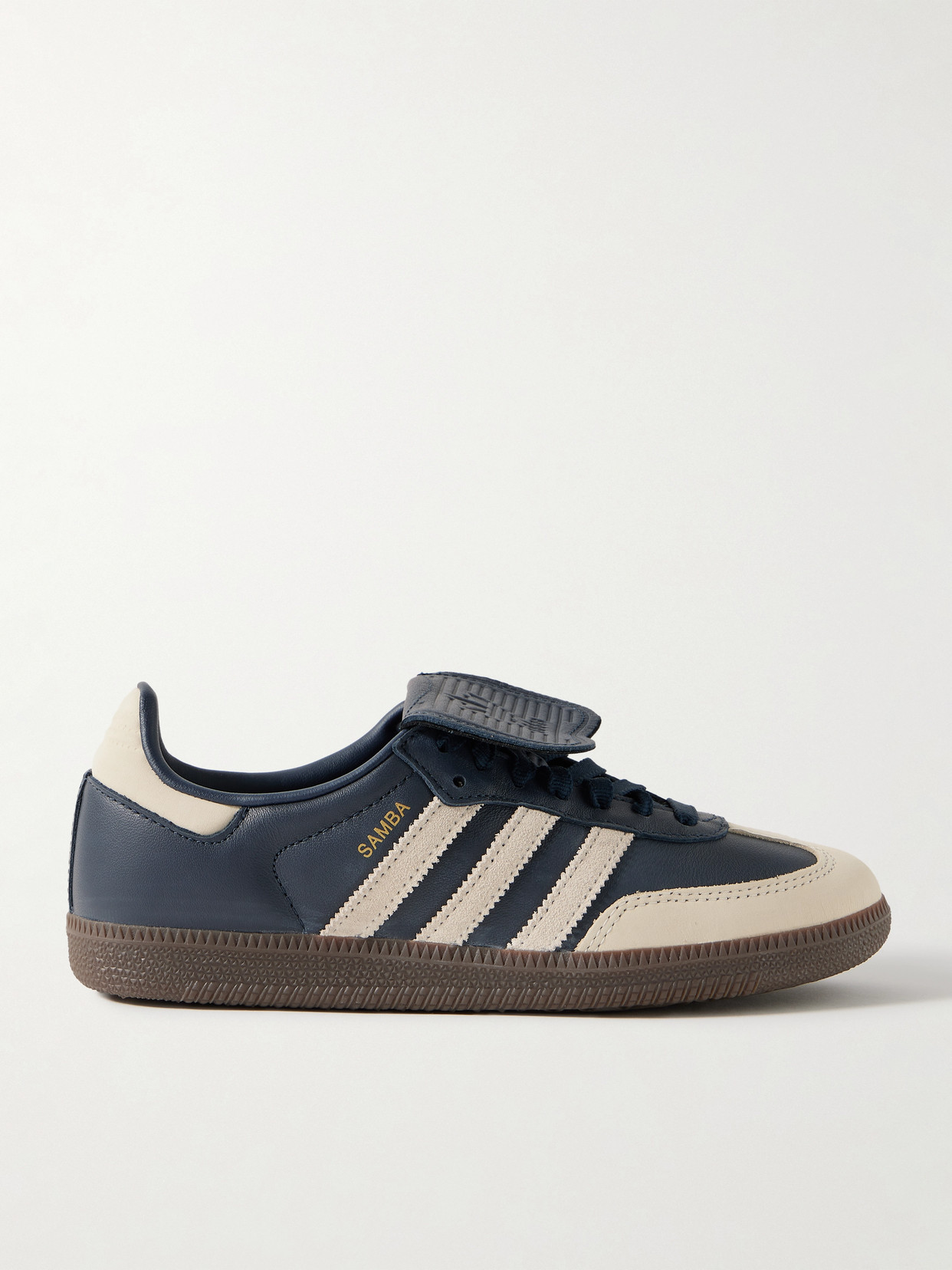 adidas Originals - Samba Lt Nubuck And Suede-trimmed Leather Sneakers - Navy