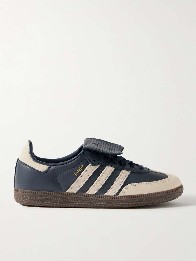 adidas Originals Samba Lt Nubuck And Suede-trimmed Leather Sneakers