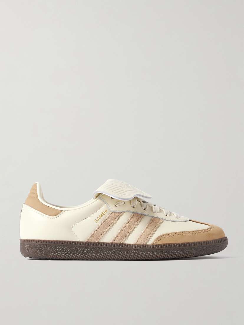 adidas Originals Samba Lt Nubuck And Suede-trimmed Leather Sneakers
