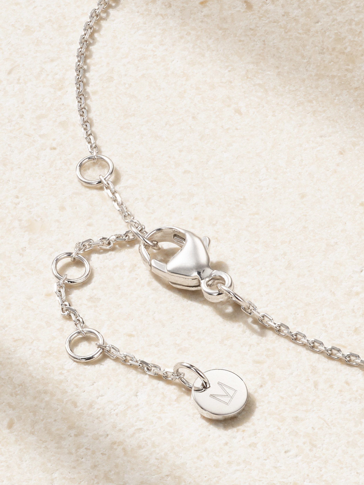 Messika Move Uno 18-karat White Gold Diamond Bracelet In Silver