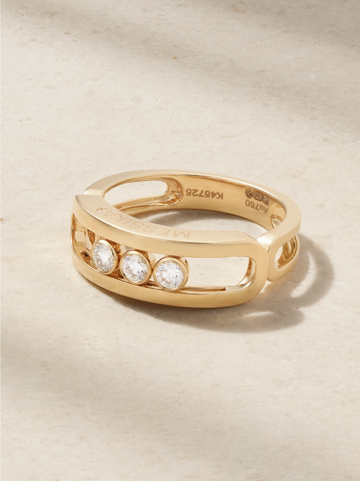 Messika Move Classique 18-karat Gold Diamond Ring