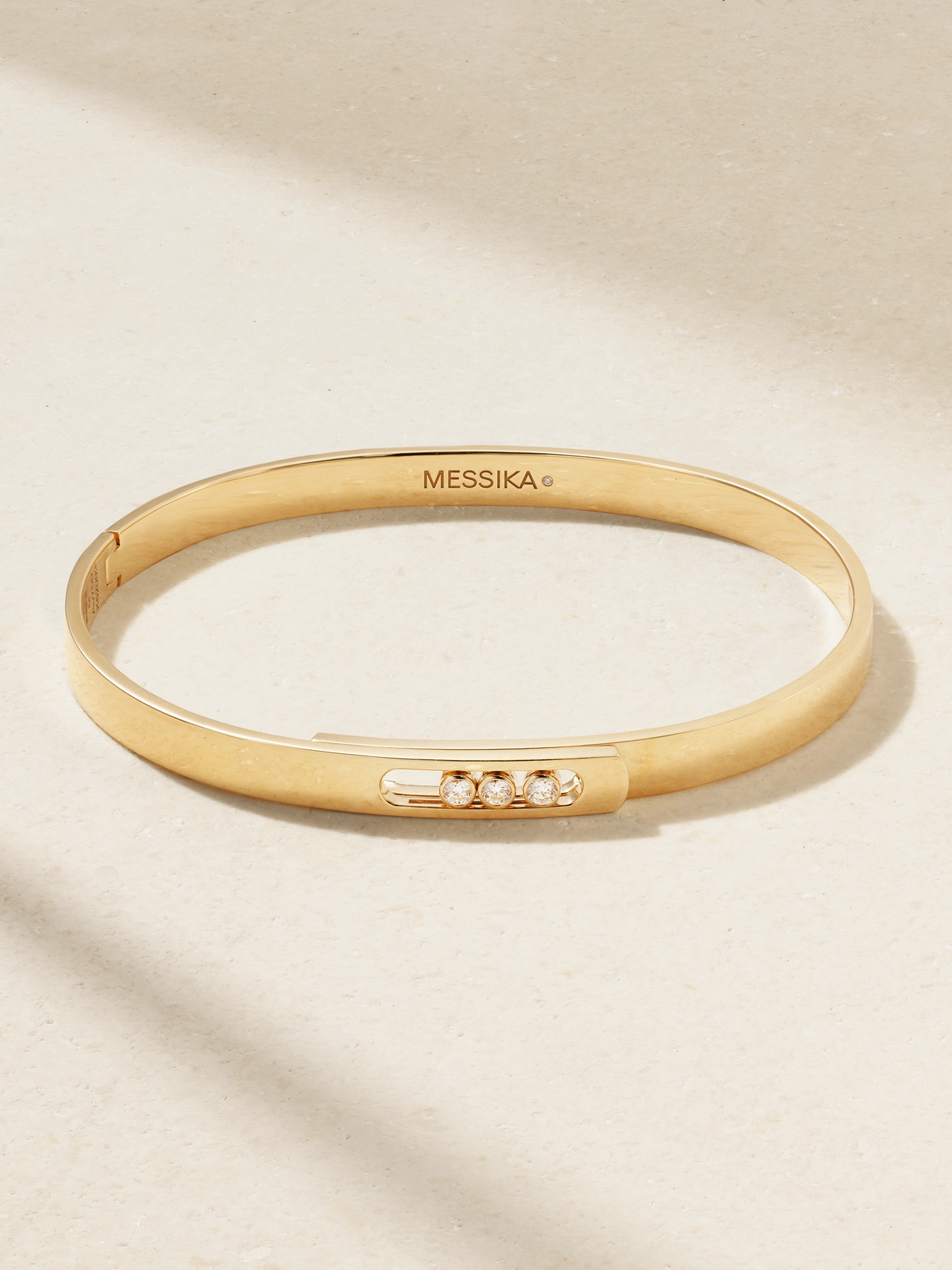 Messika - Move Noa 18-karat Gold Diamond Bangle - One size