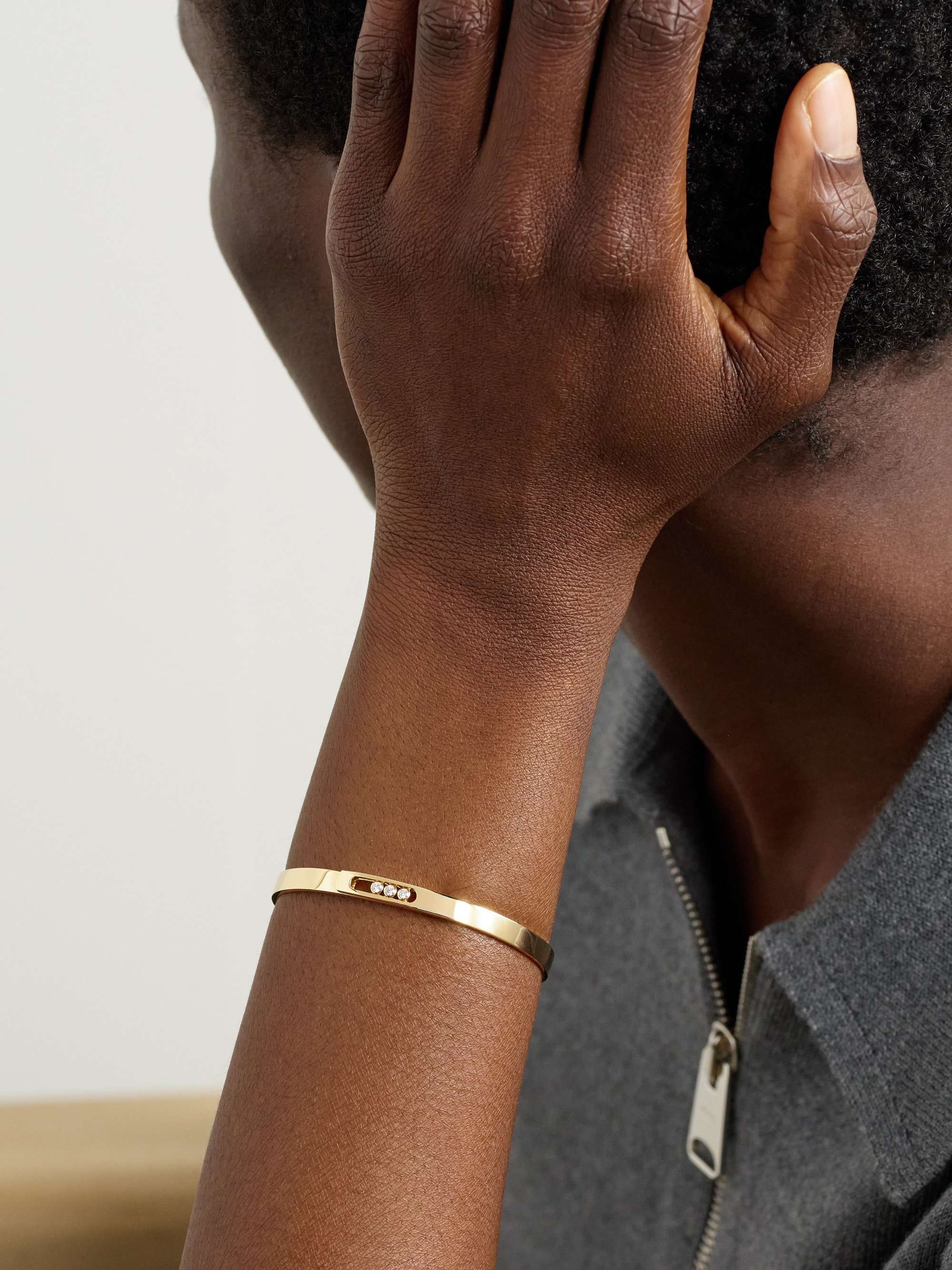 MESSIKA Move Noa 18-karat rose gold diamond bangle