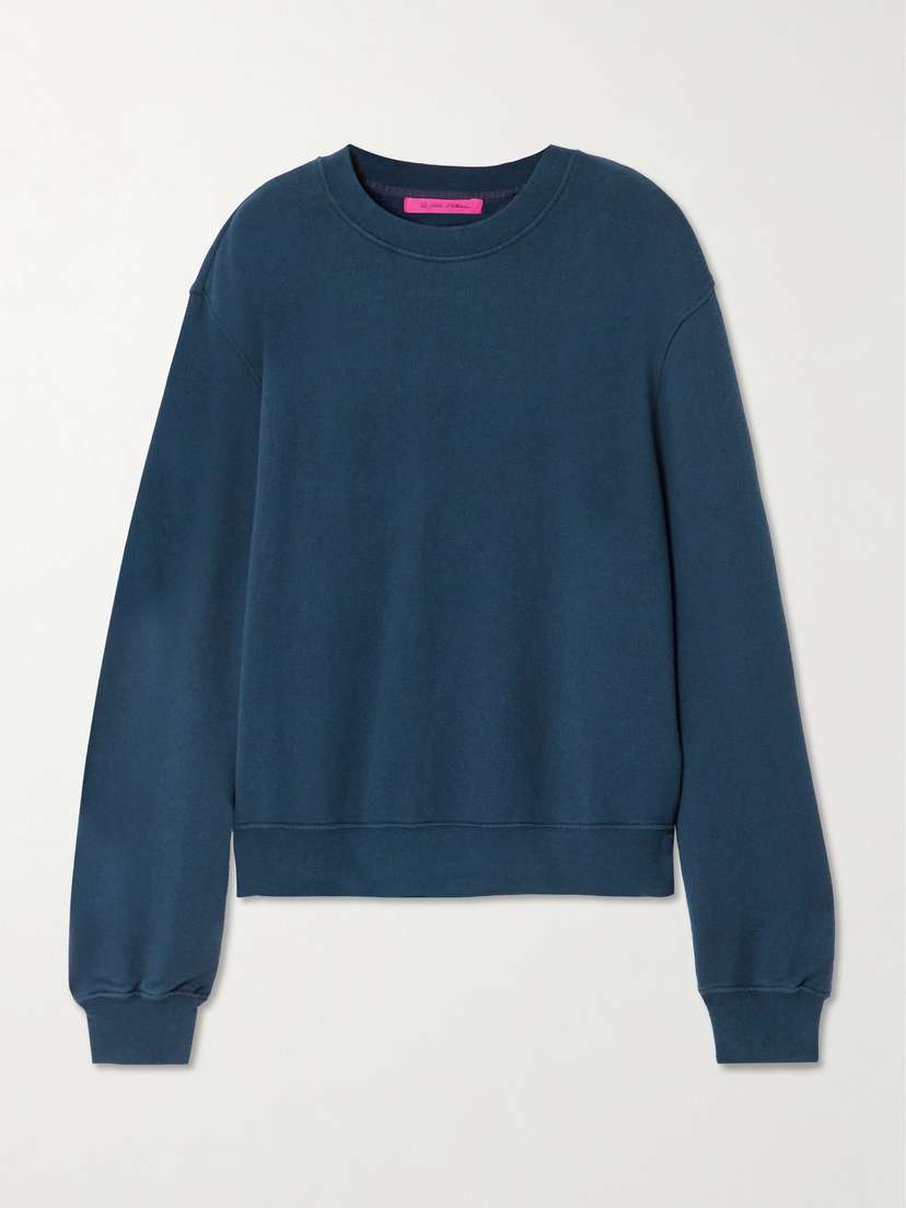 The Elder Statesman Cotton And Cashmere-blend Jersey Sweatshirt