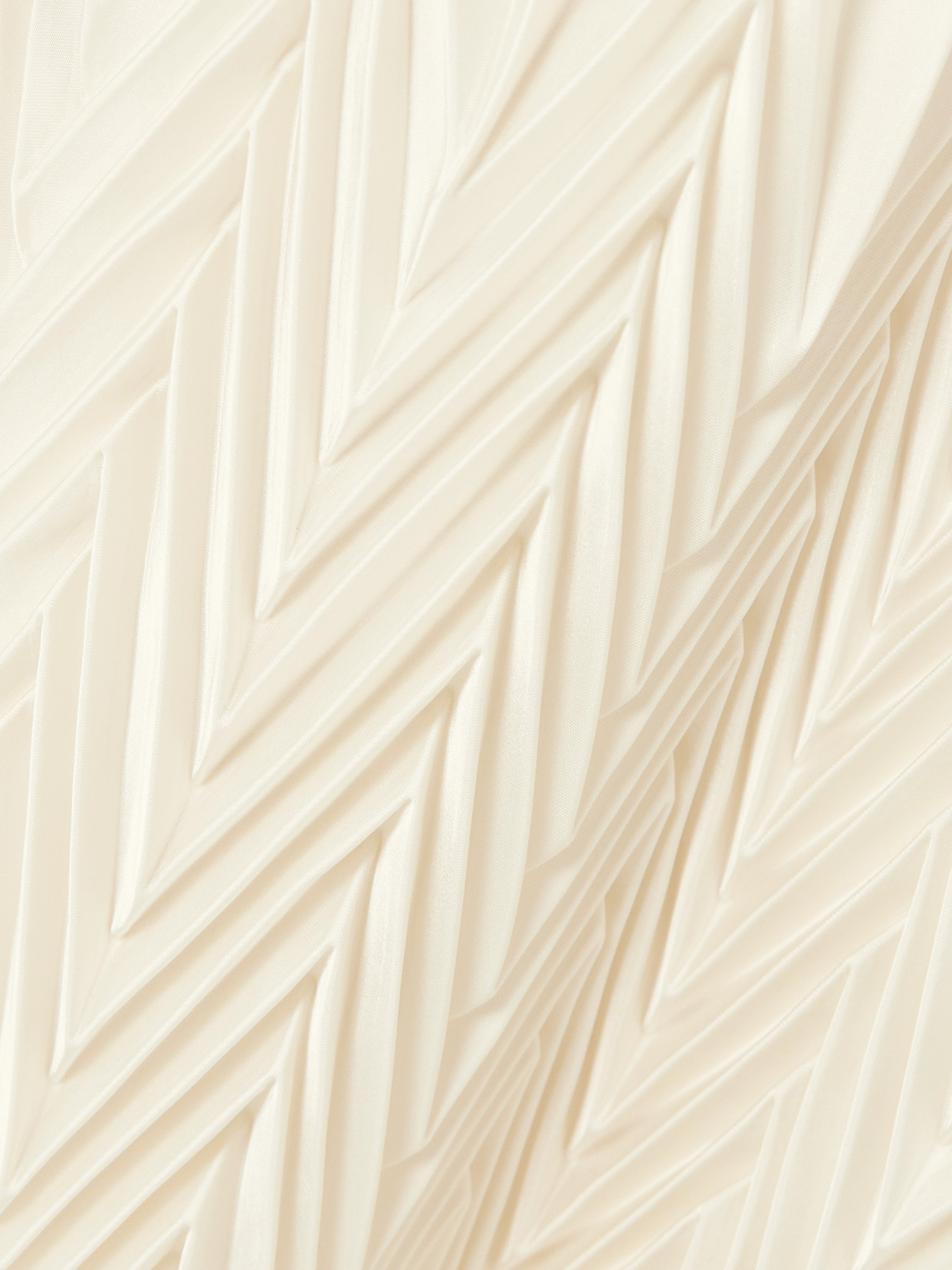 SIMKHAI DAMONI JERSEY AND PLISSÉ-SATIN MIDI DRESS