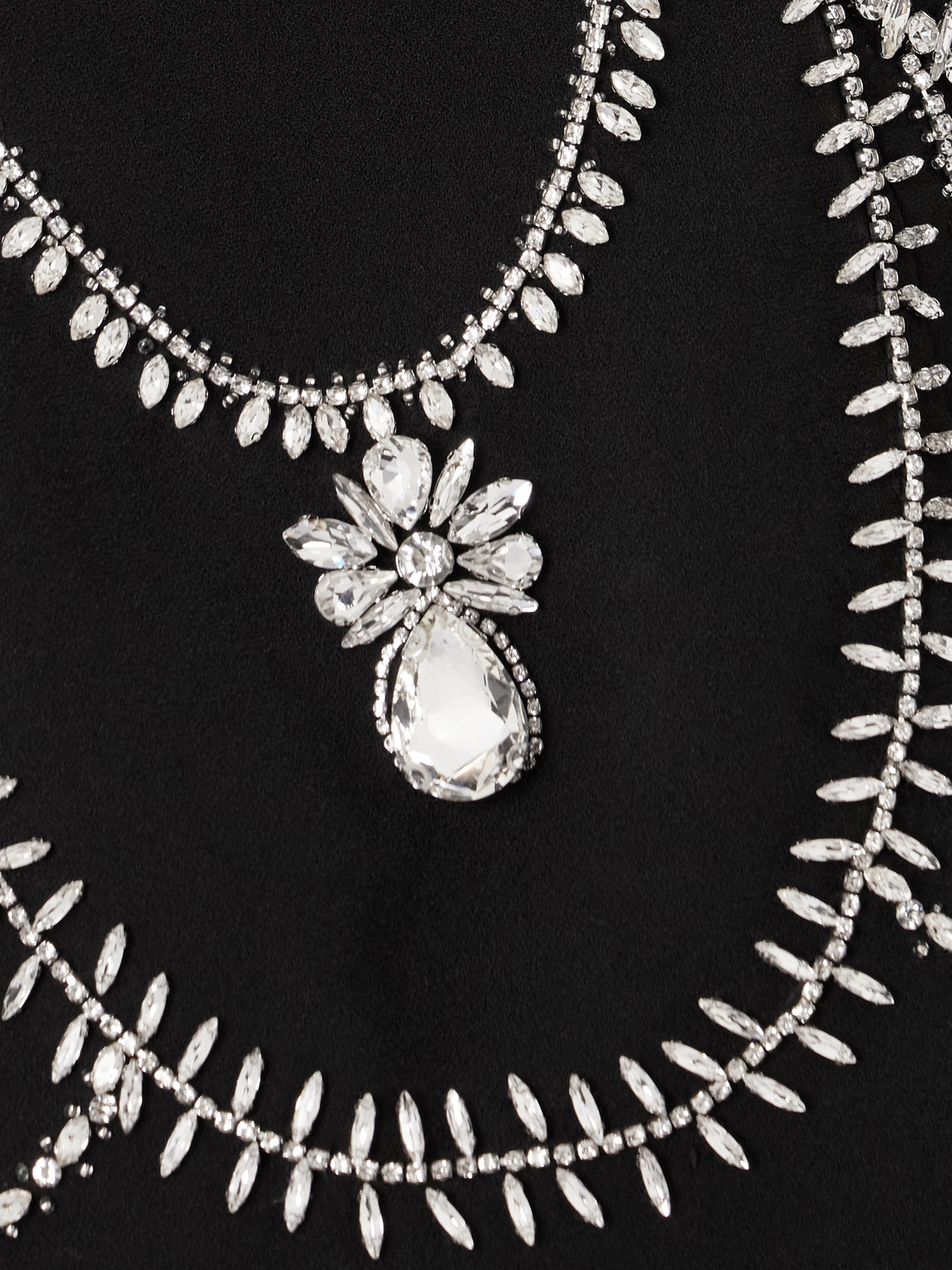 SIMKHAI ARTA STRAPLESS CRYSTAL-EMBELLISHED CADY MINI DRESS