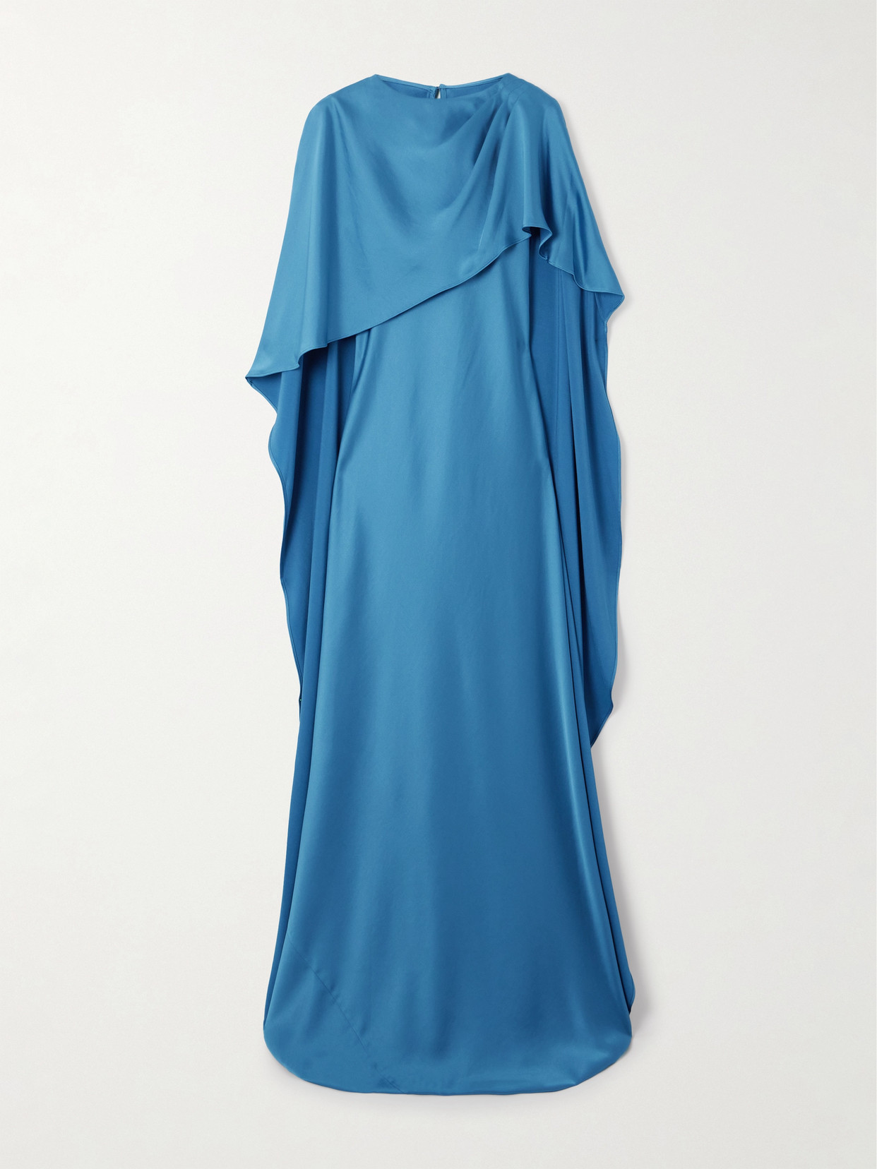 SIMKHAI IZEL CAPE-EFFECT SATIN GOWN