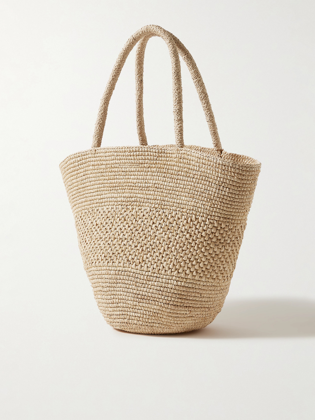THE ROW EMILIE LARGE RAFFIA TOTE