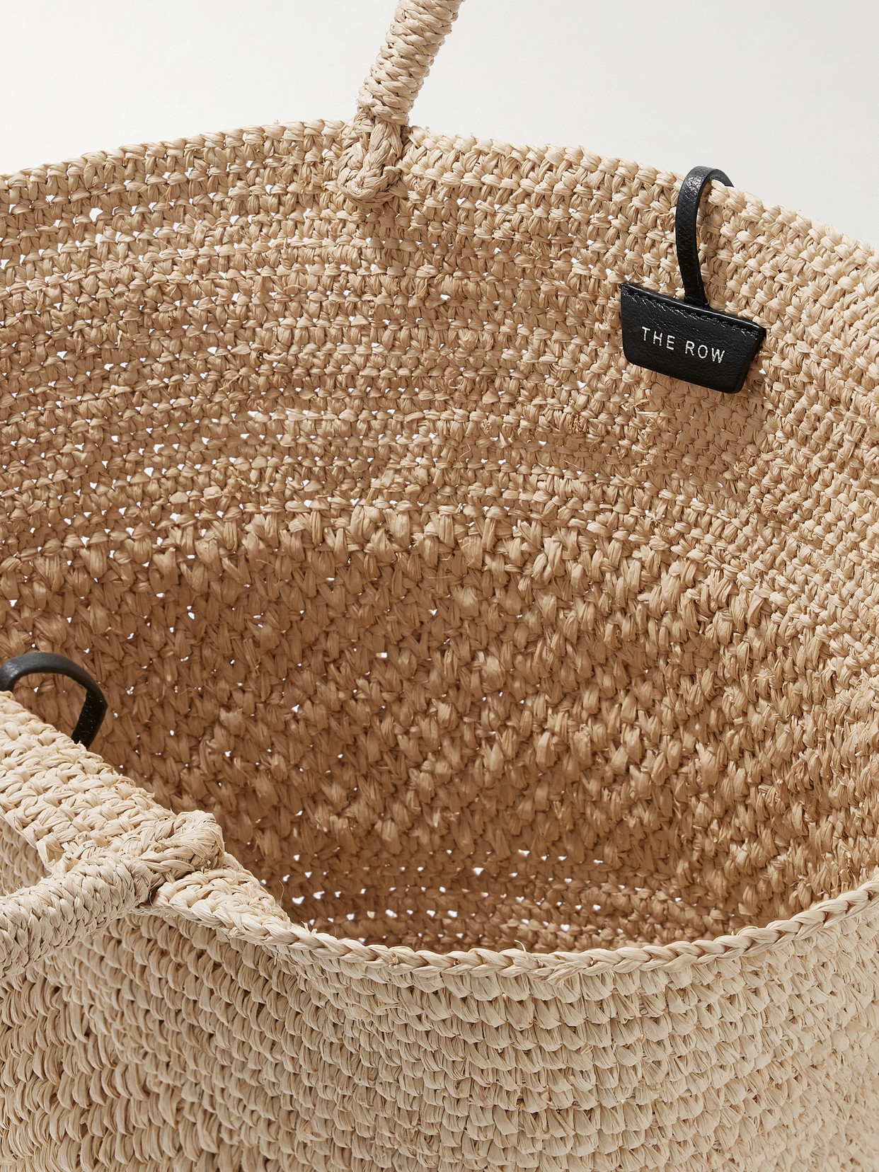 THE ROW EMILIE LARGE RAFFIA TOTE