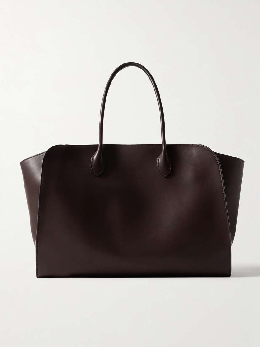 The Row Marlo 17 Leather Tote