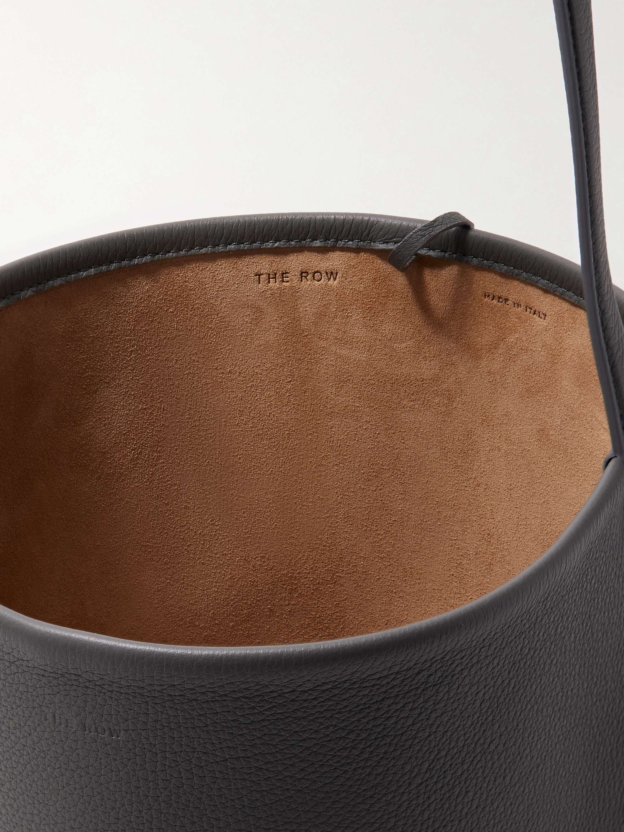 THE ROW N/S Park medium textured-leather tote