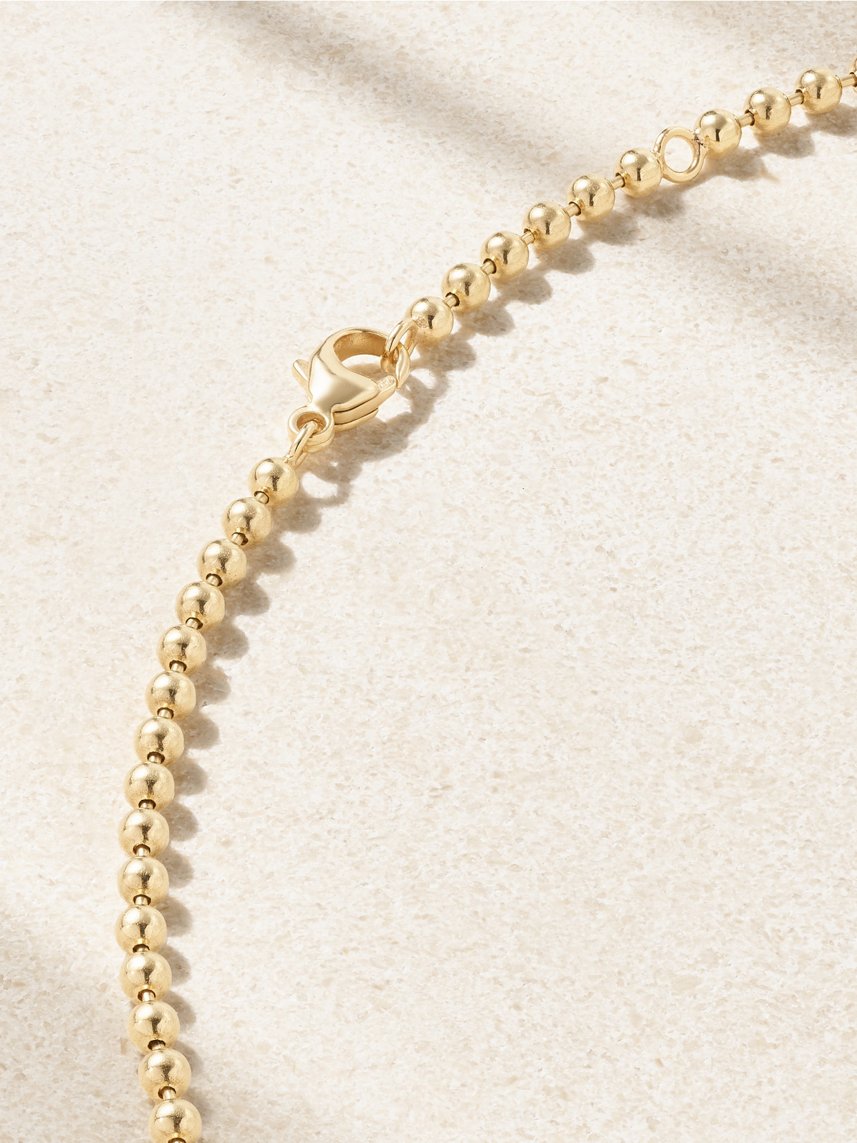 Gemella Double Bubble Bezel 18-karat Gold Diamond Necklace In Gold