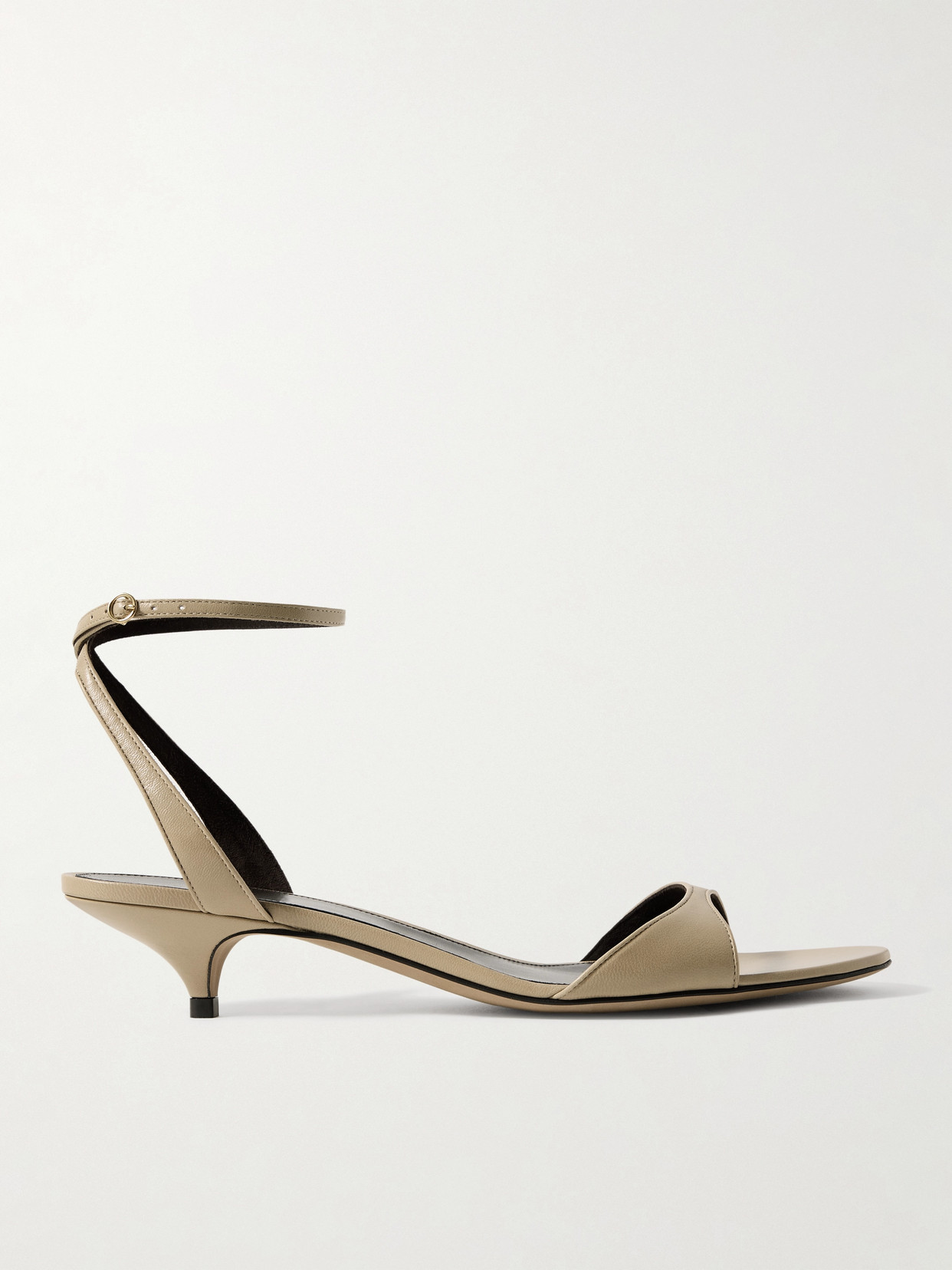 The Row - Vika Leather Sandals - Neutrals