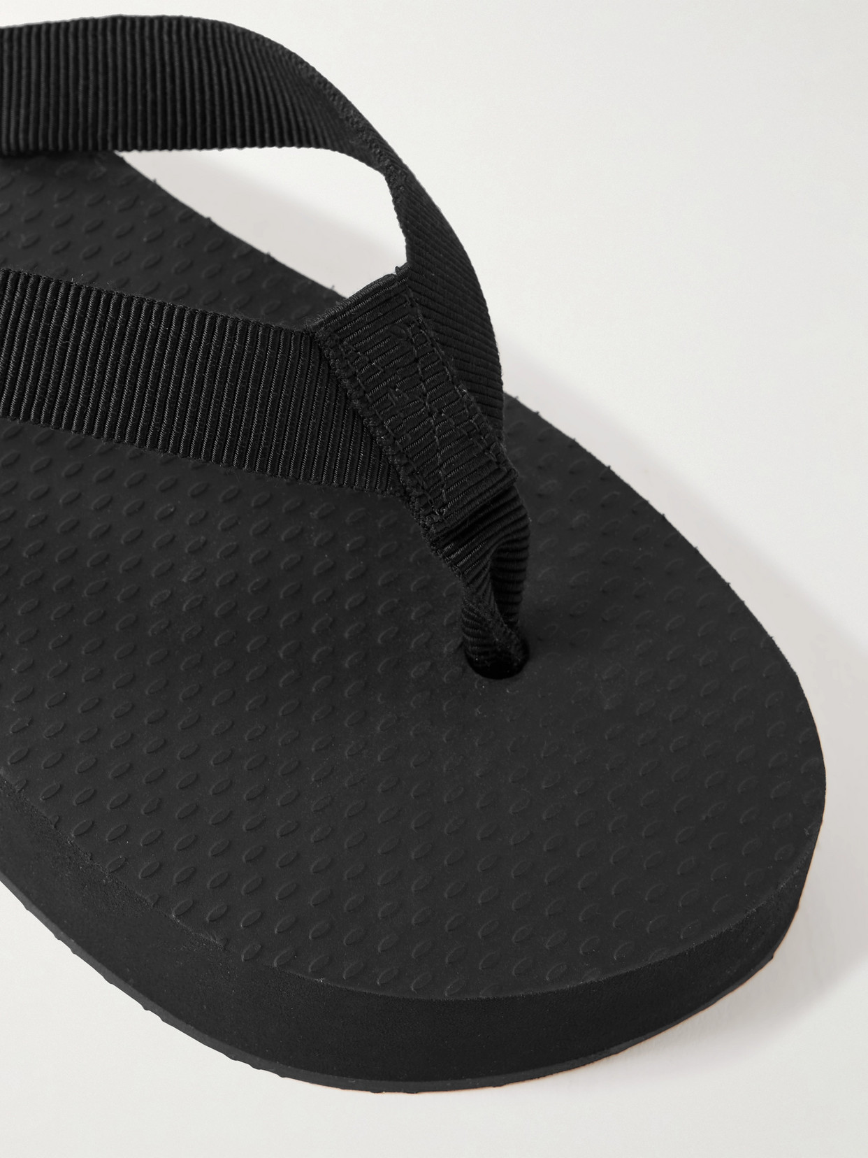 Shop The Row Dune Cotton-blend Grosgrain Platform Flip Flops