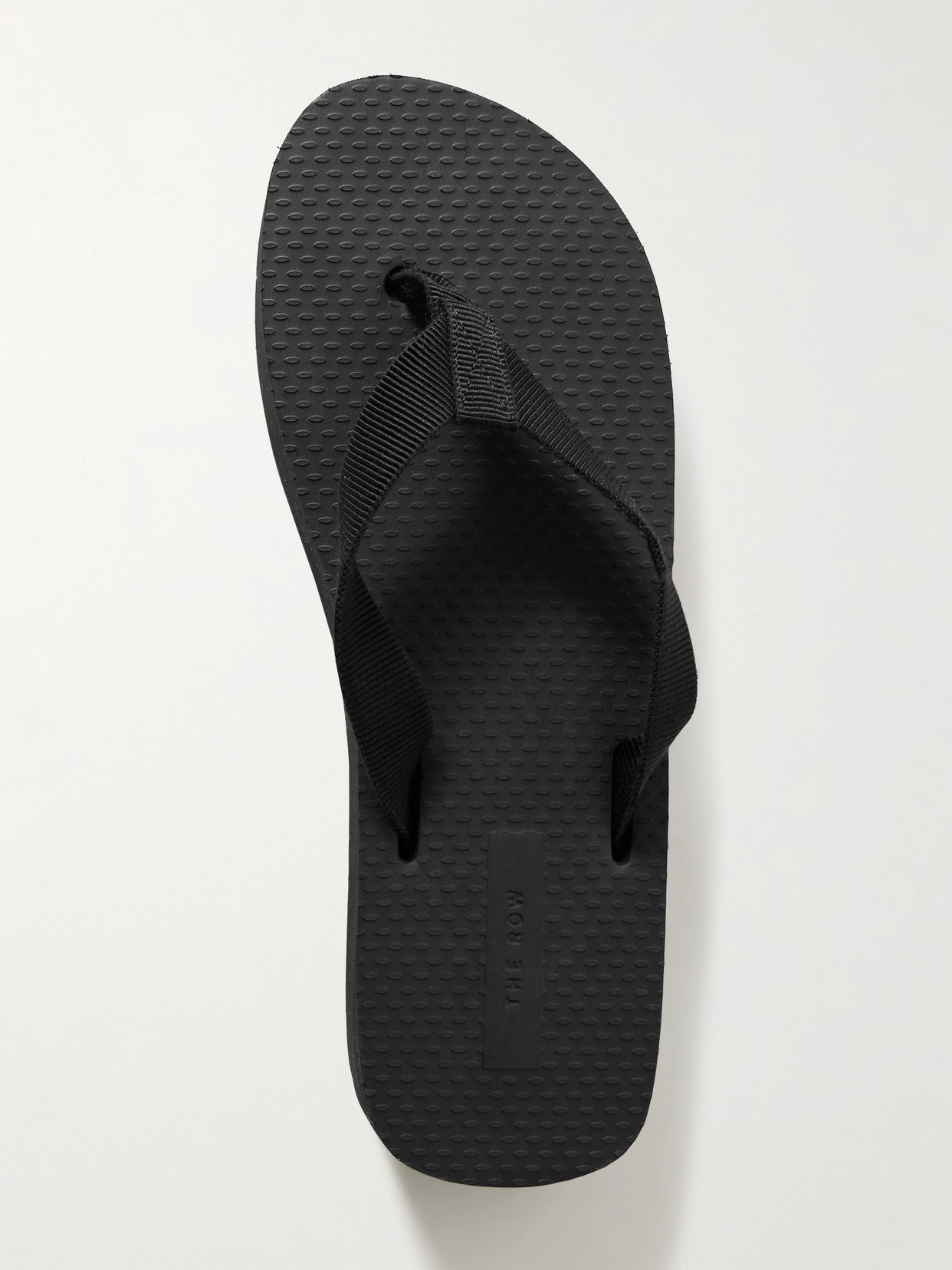 Shop The Row Dune Cotton-blend Grosgrain Platform Flip Flops