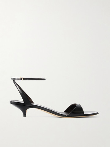 The Row Vika leather sandals