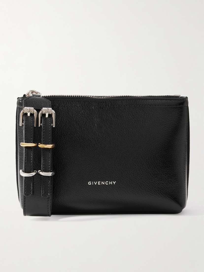 Givenchy Voyou Small Textured-leather Clutch