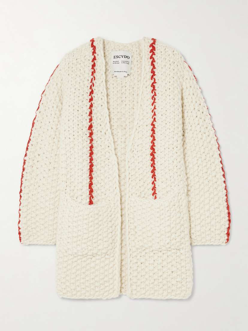 ESCVDO Cocoon Merino Wool Cardigan